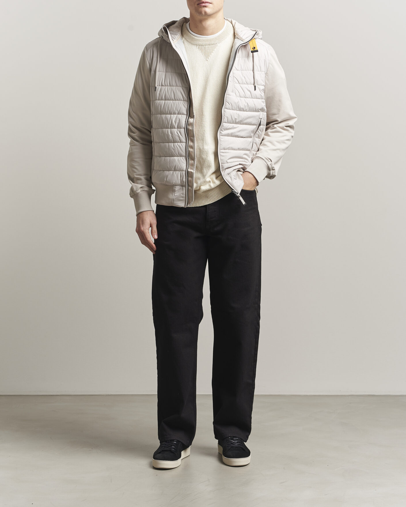 Herr | Jackor | Parajumpers | Ivor Hybrid Hooded Jacket Pelican