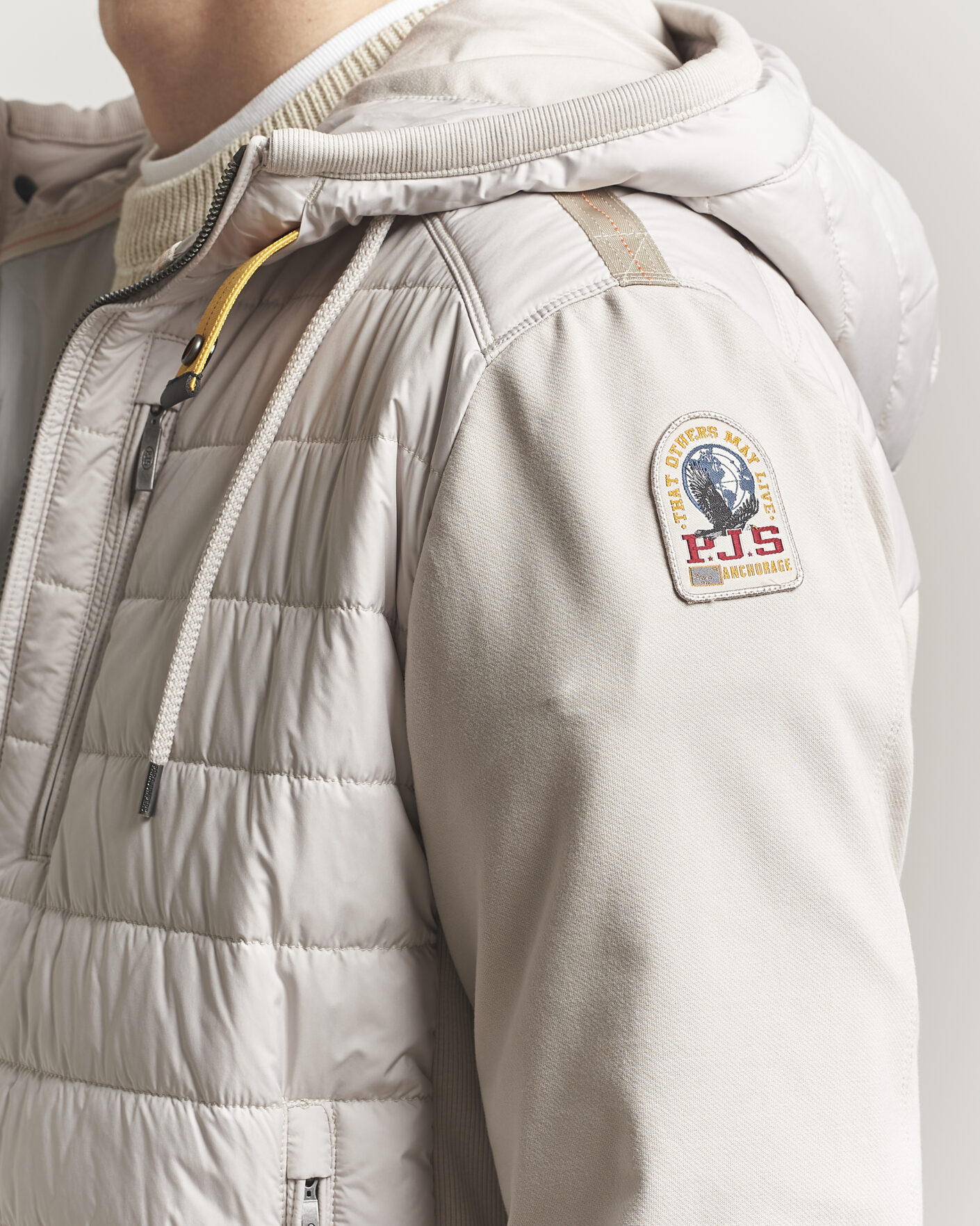 Herr | Jackor | Parajumpers | Ivor Hybrid Hooded Jacket Pelican