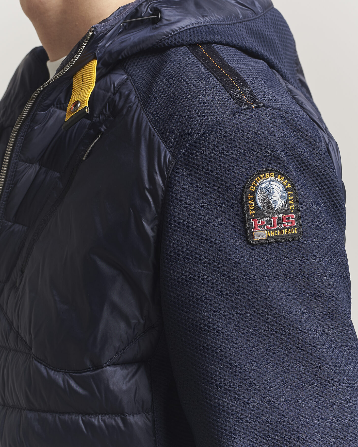 Herr | Jackor | Parajumpers | Nolan Mesh Hooded Hybrid Navy