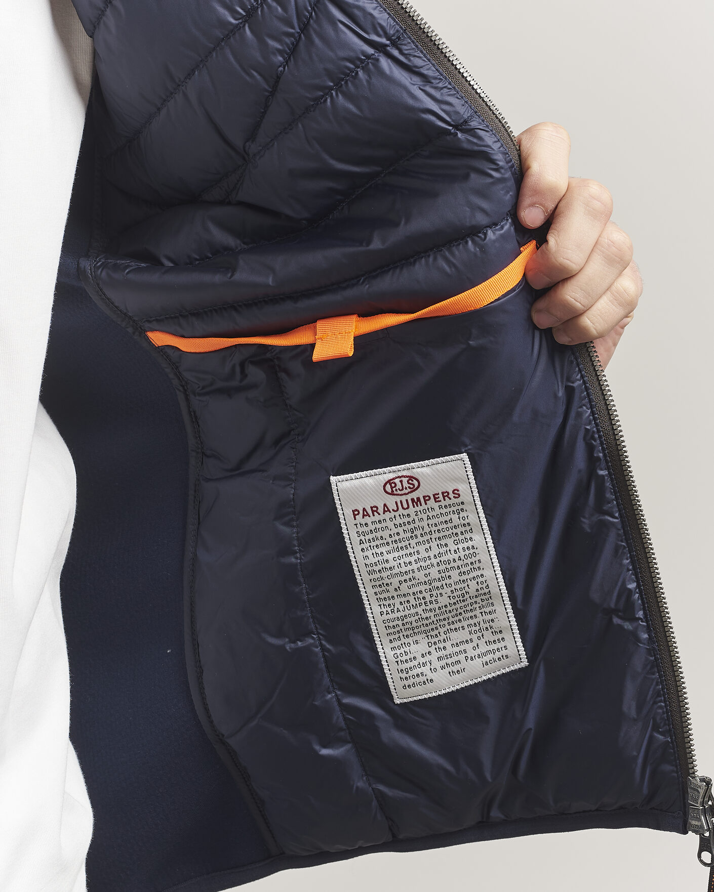 Herr | Jackor | Parajumpers | Nolan Mesh Hooded Hybrid Navy