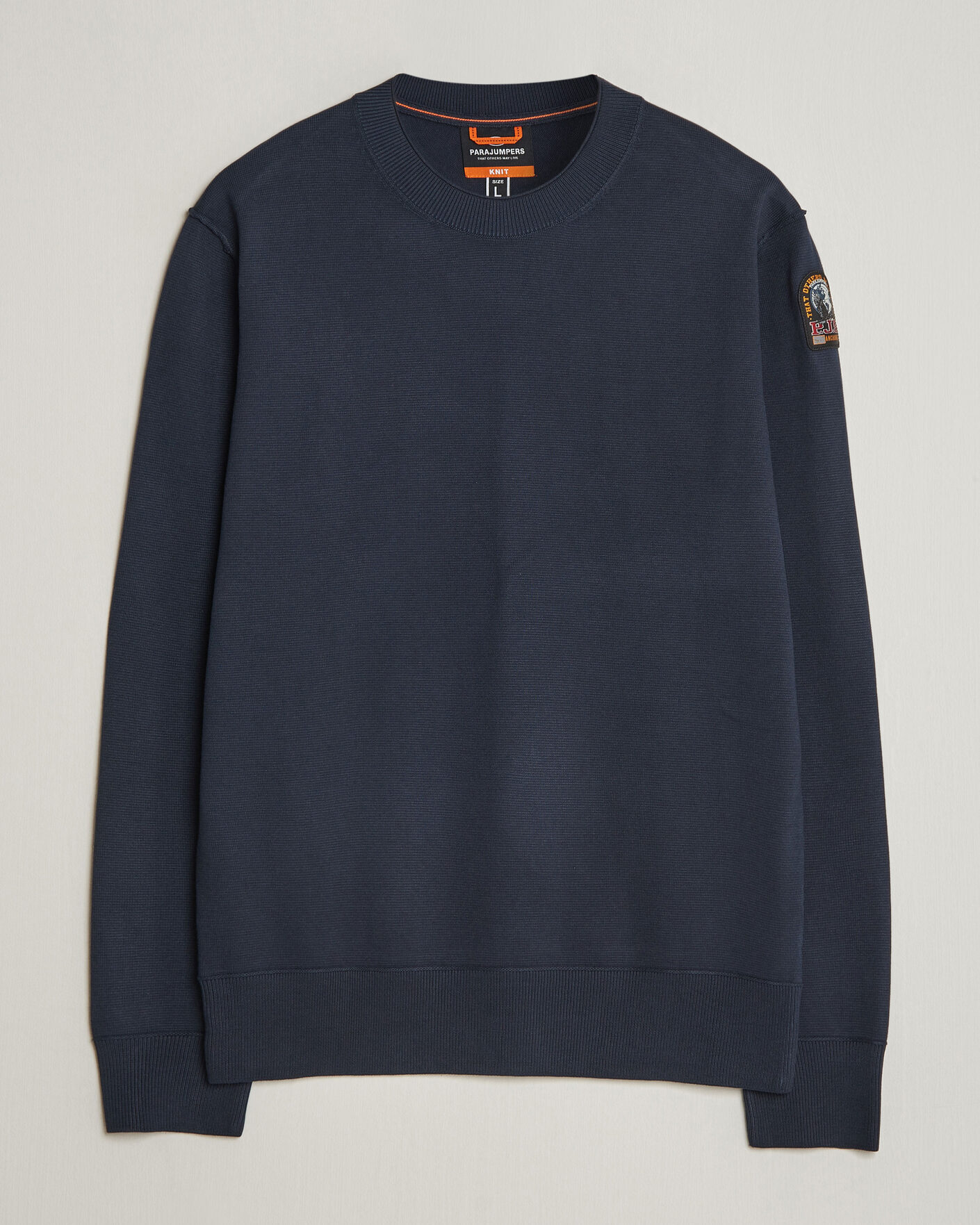 Herr | Tröjor | Parajumpers | Basic Braw Knitted Sweater Navy