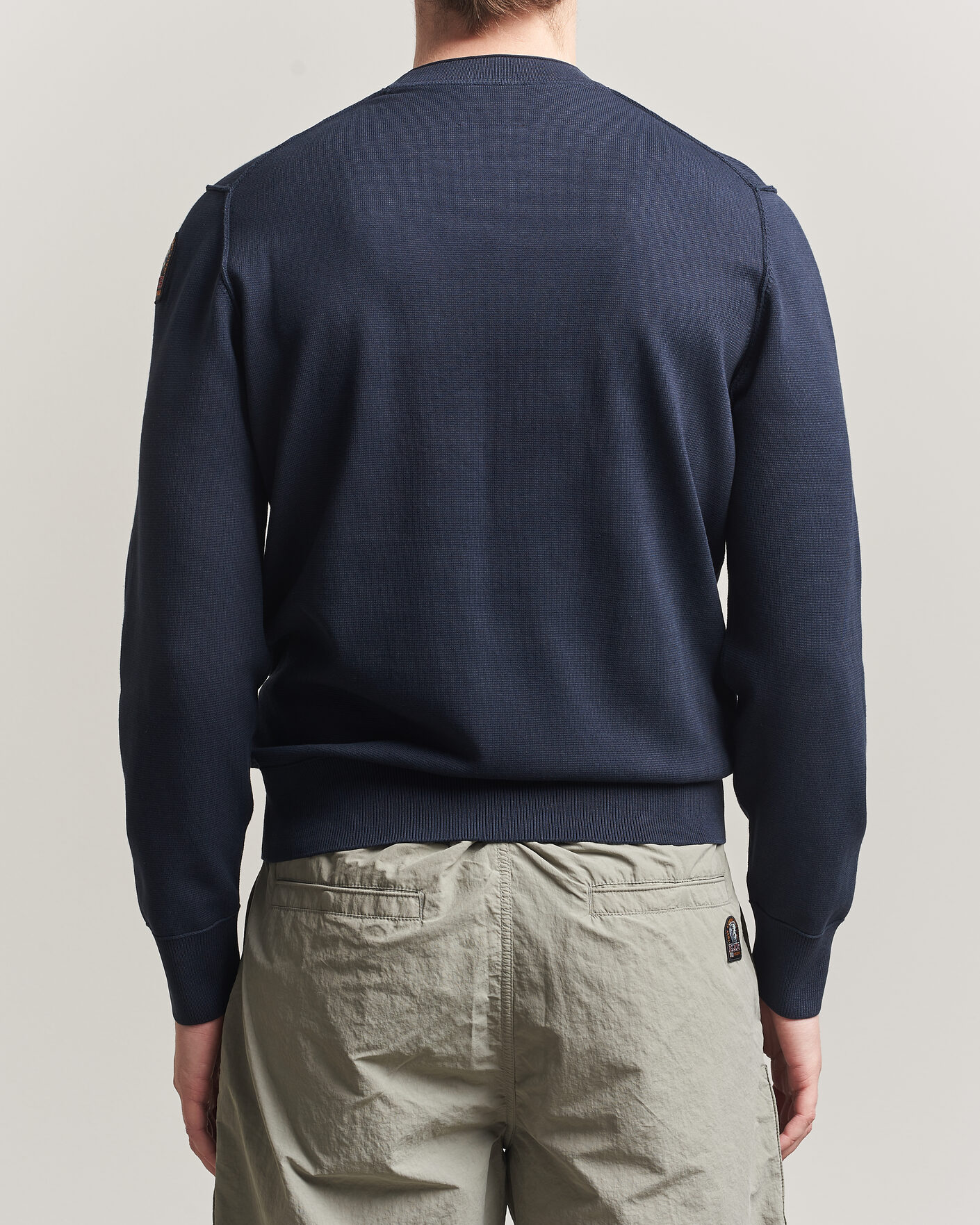 Herr | Tröjor | Parajumpers | Basic Braw Knitted Sweater Navy