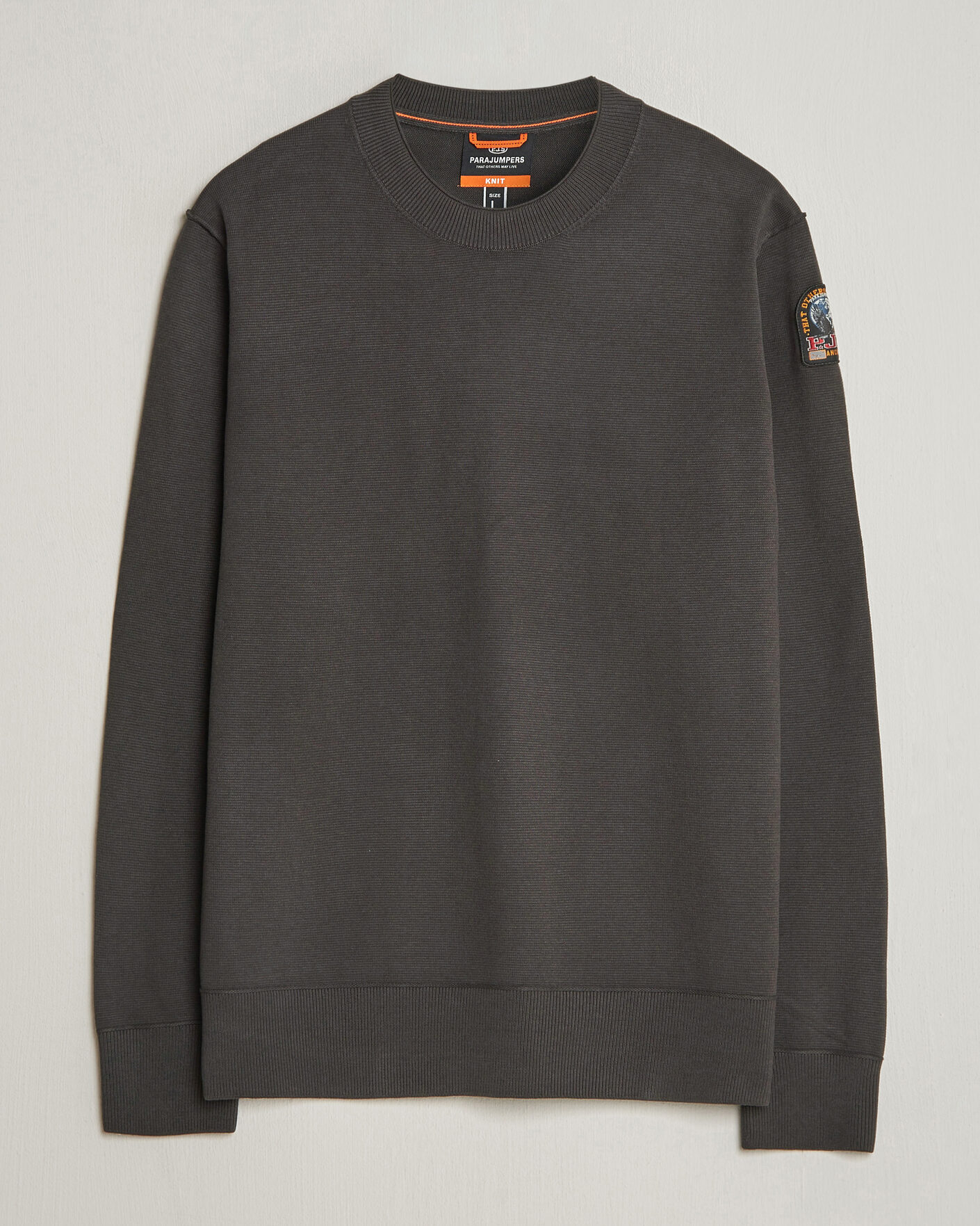 Herr | Tröjor | Parajumpers | Basic Braw Knitted Sweater Off Black