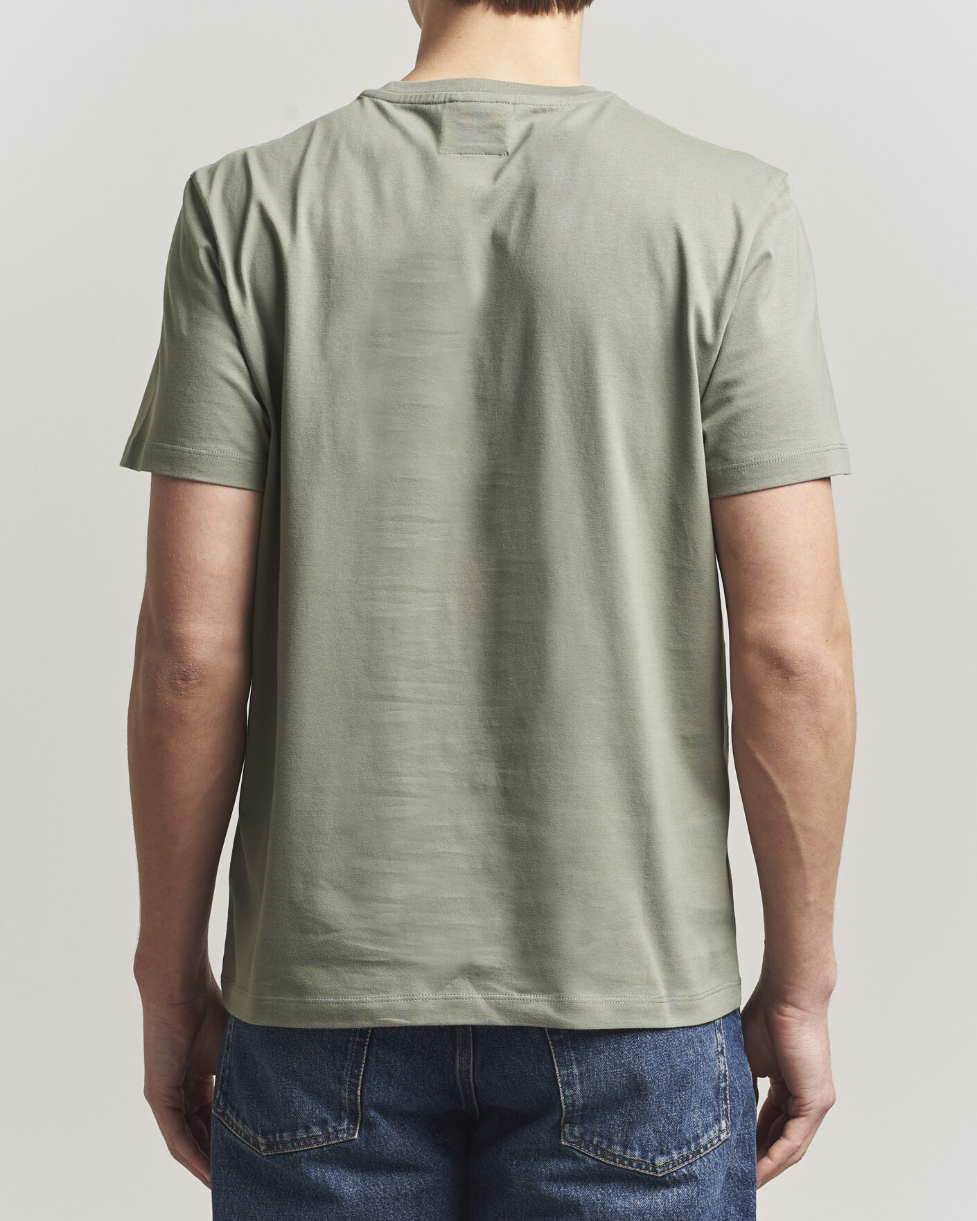 Herr | T-Shirts | Parajumpers | Patch Crew Neck T-Shirt Ashen Sage