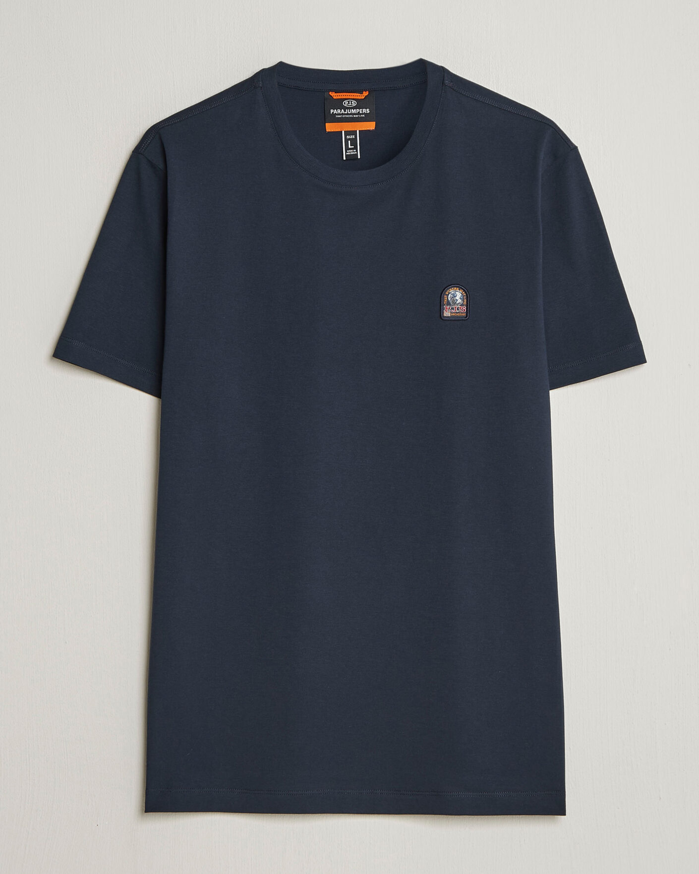 Herr | T-Shirts | Parajumpers | Patch Crew Neck T-Shirt Navy