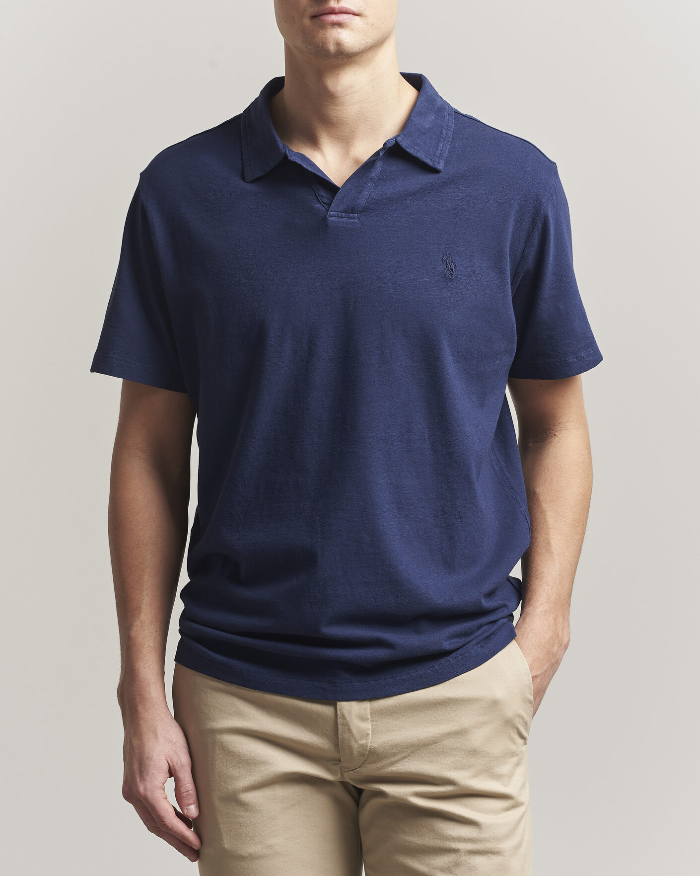 Herr | Pikéer | Polo Ralph Lauren | Knitted Polo Newport Navy