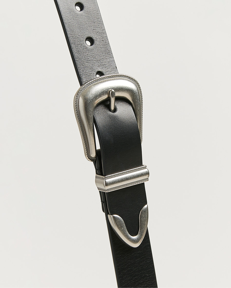 Herr | Bälten | Polo Ralph Lauren | Western Leather Belt Black