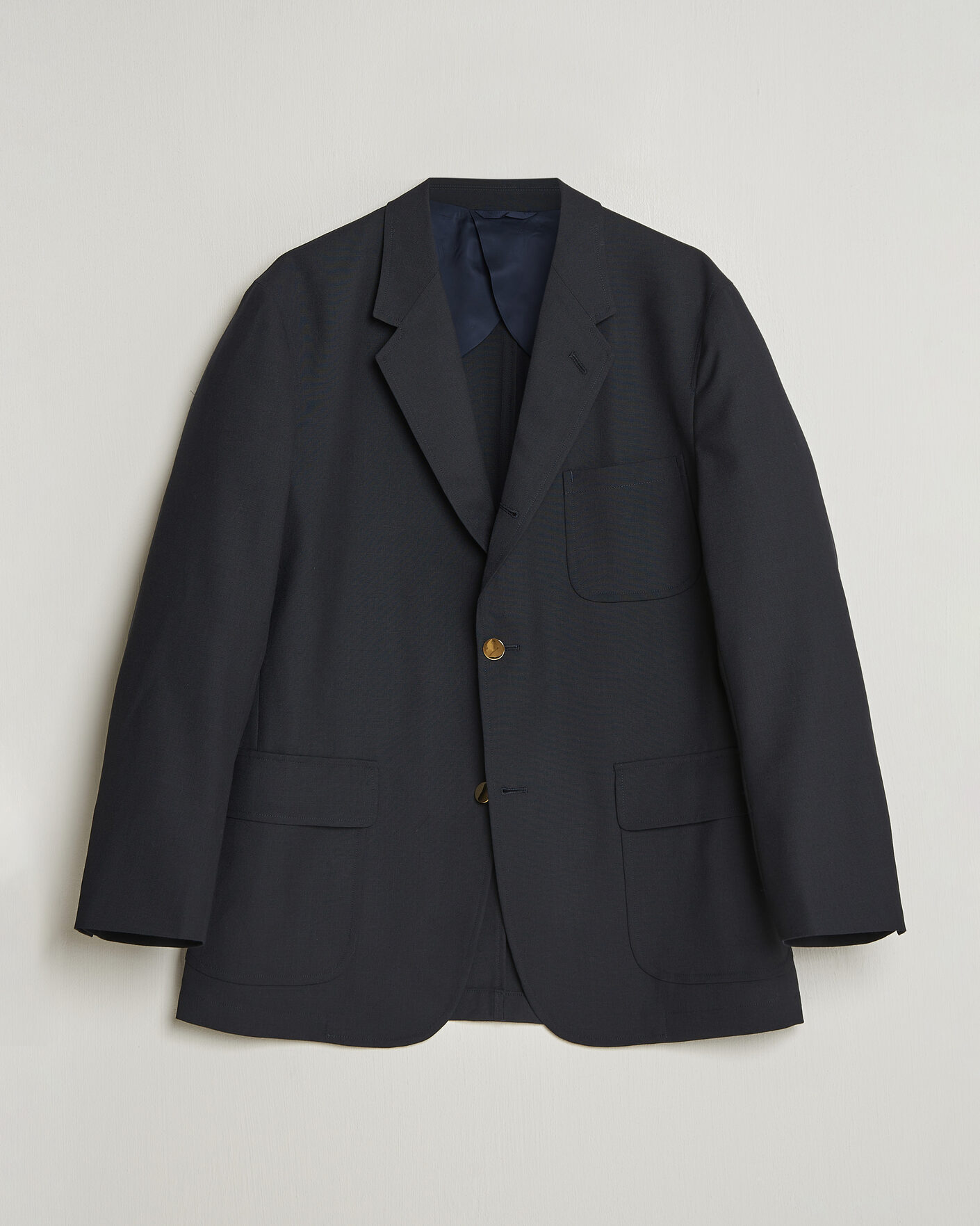 Herr | Kavajer | Kamakura Shirts | Unstructured Ivy Blazer Navy