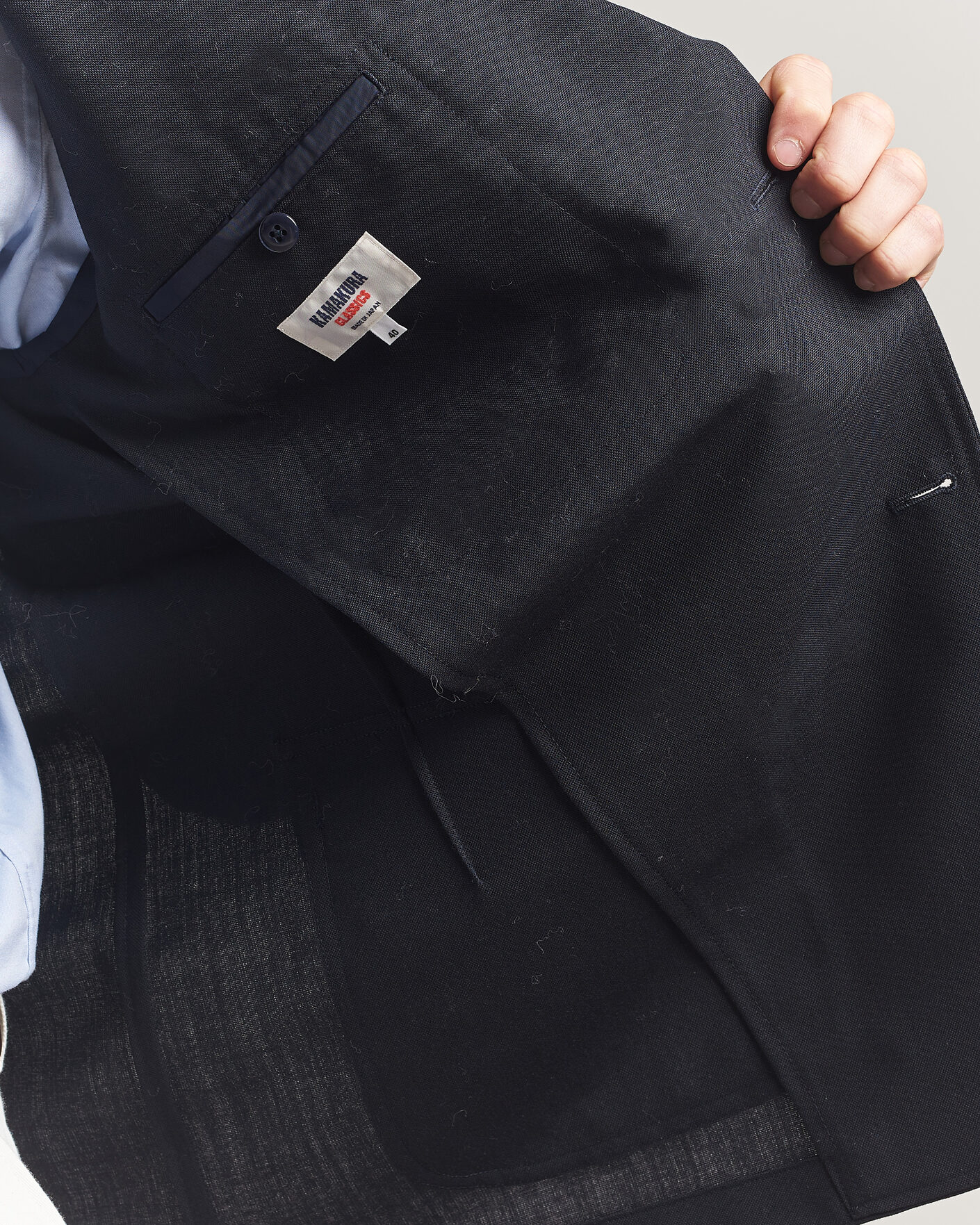 Herr | Kavajer | Kamakura Shirts | Unstructured Ivy Blazer Navy