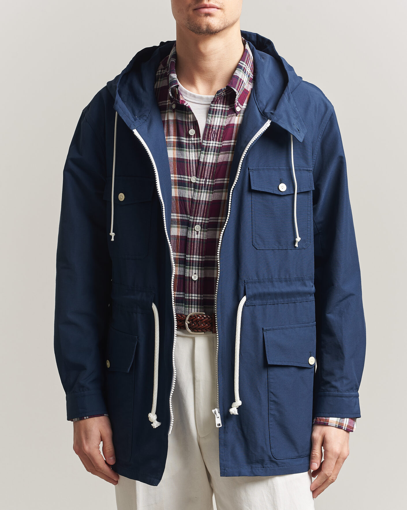 Herr | Jackor | Kamakura Shirts | Marine Parka Navy
