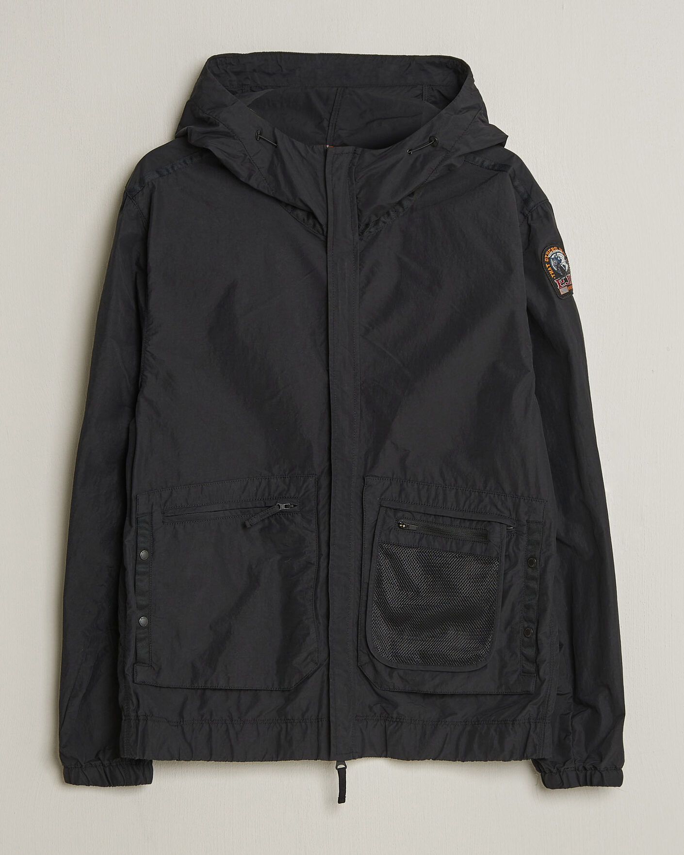 Herr | Jackor | Parajumpers | Rube Smash Peached Nylon Hooded Jacket Black