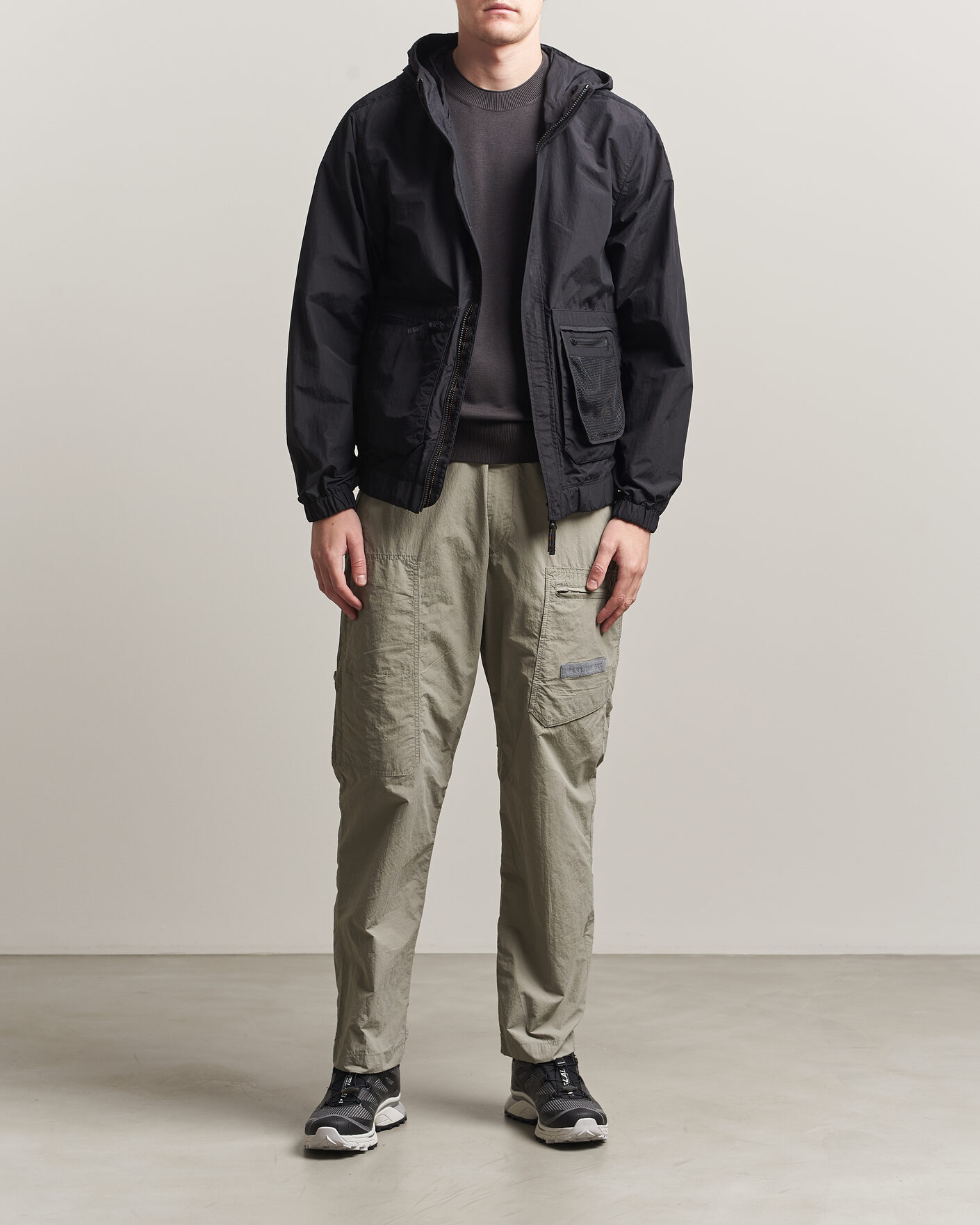 Herr | Byxor | Parajumpers | Lovel Smash Peached Nylon Pants Nowhere