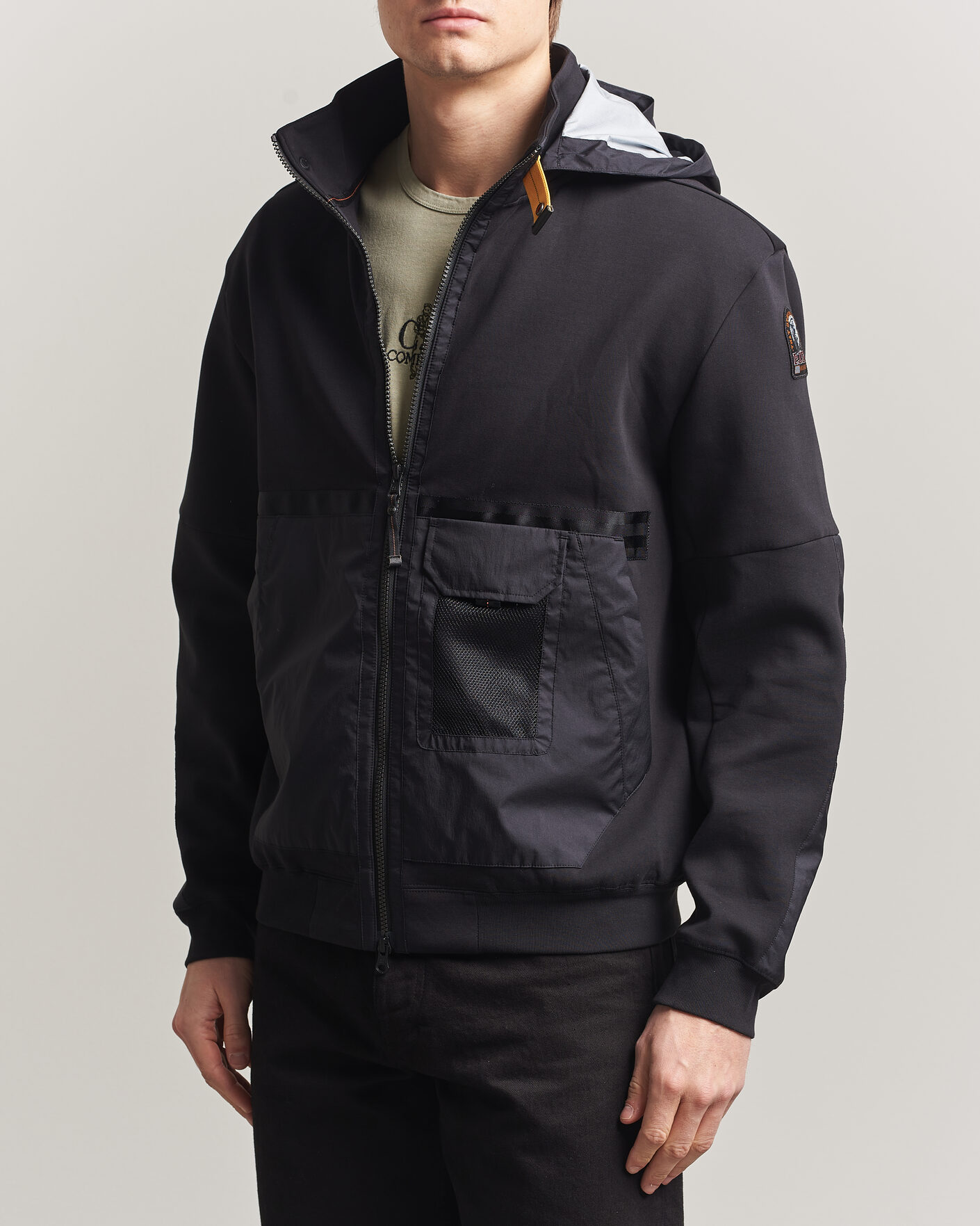 Herr | Jackor | Parajumpers | Kouga Evo Fleece Hooded Hybrid Jacket Black