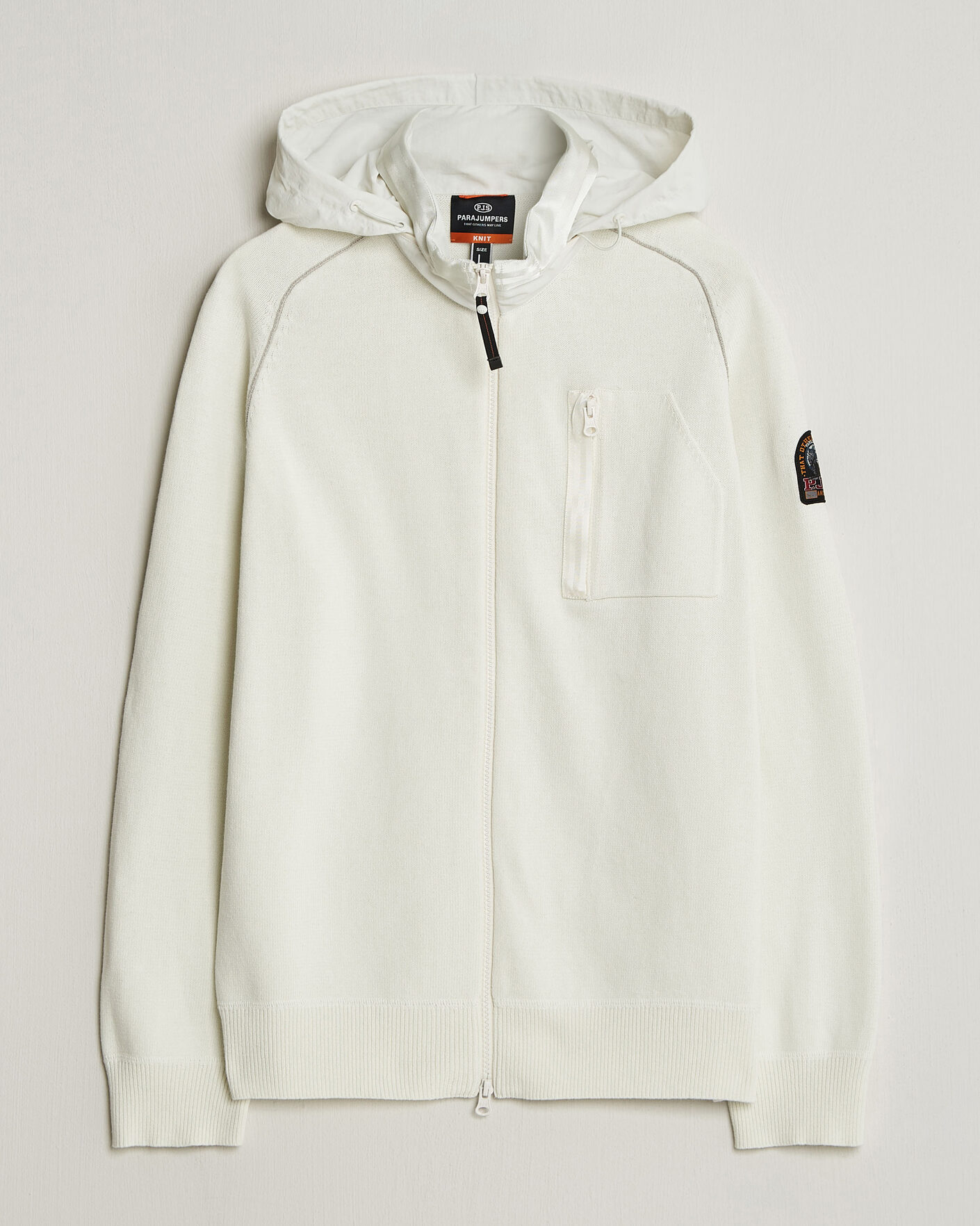 Herr | Jackor | Parajumpers | Bargany Rescue Knitted Hybrid Jacket Star White