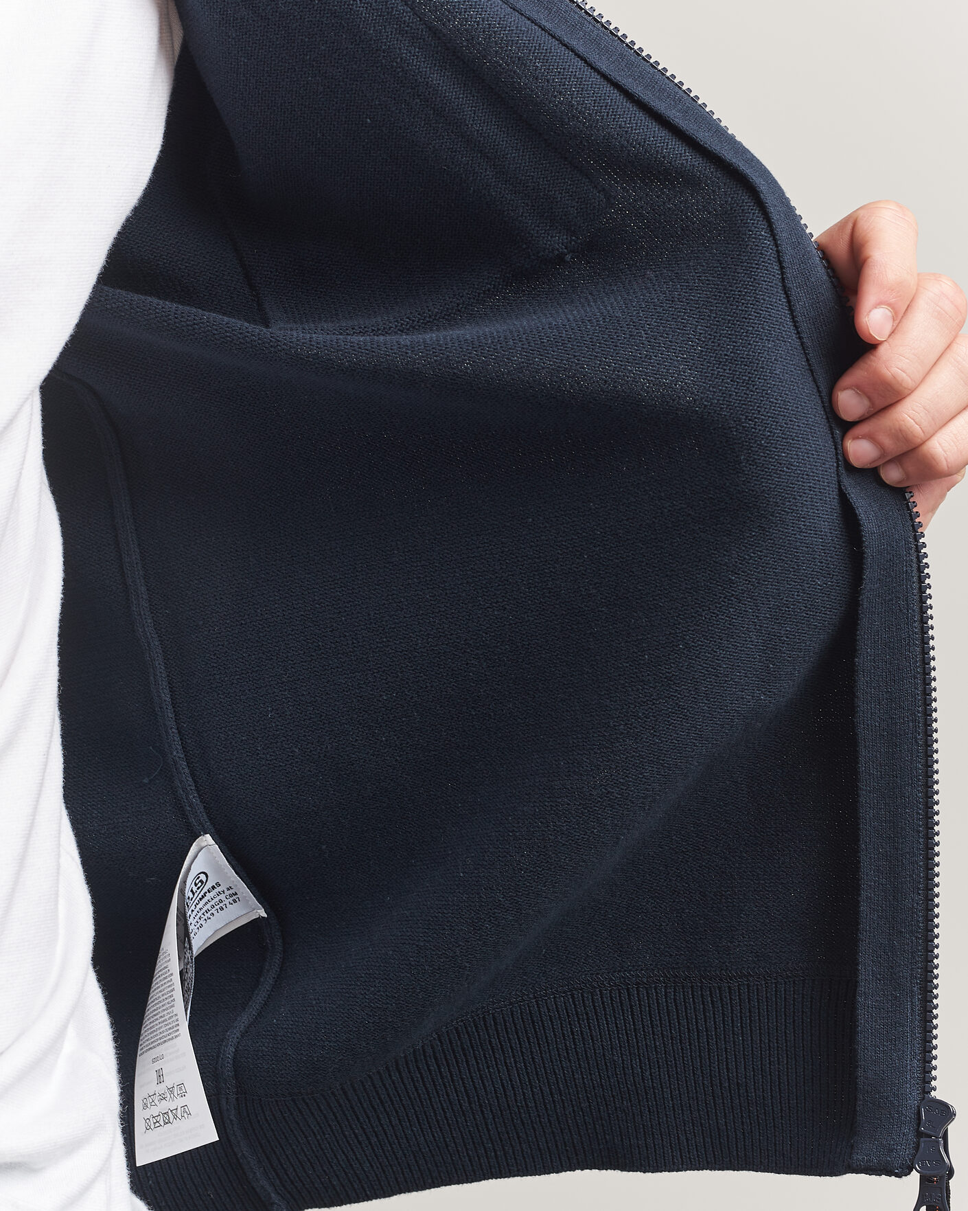 Herr | Jackor | Parajumpers | Bargany Rescue Knitted Hybrid Jacket Ink Blue