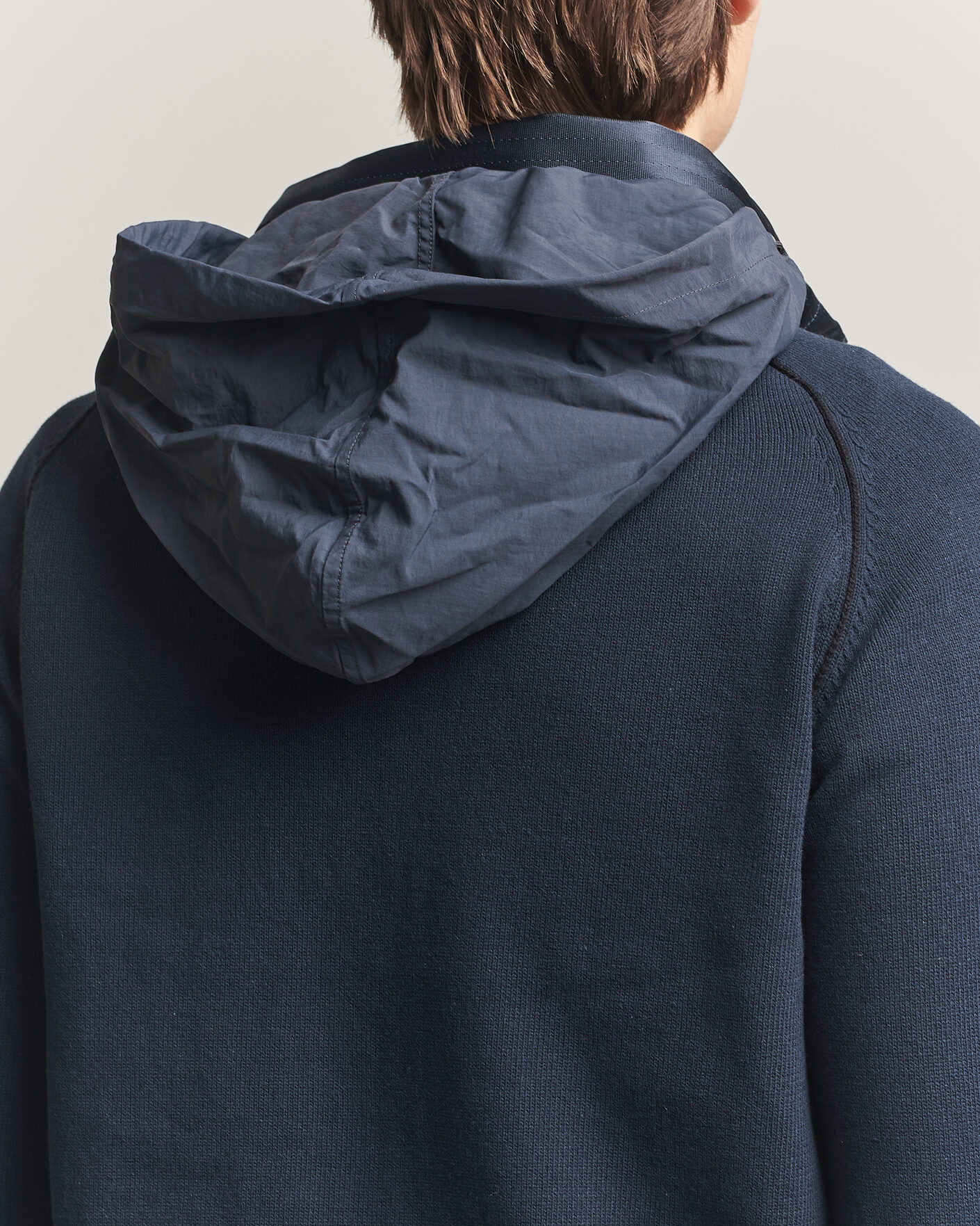 Herr | Jackor | Parajumpers | Bargany Rescue Knitted Hybrid Jacket Ink Blue