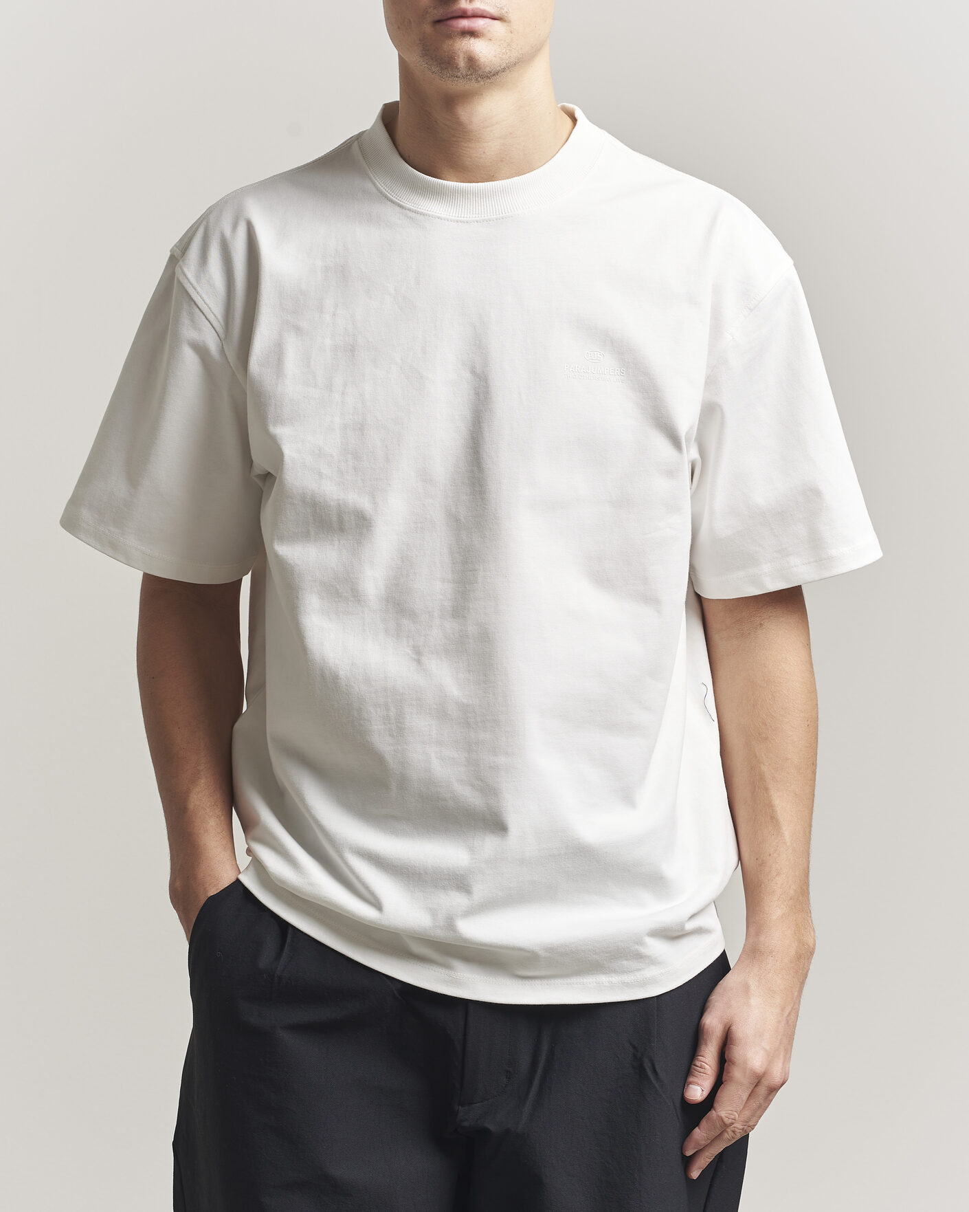 Herr | T-Shirts | Parajumpers | Reg Compact Jersey T-Shirt Star White