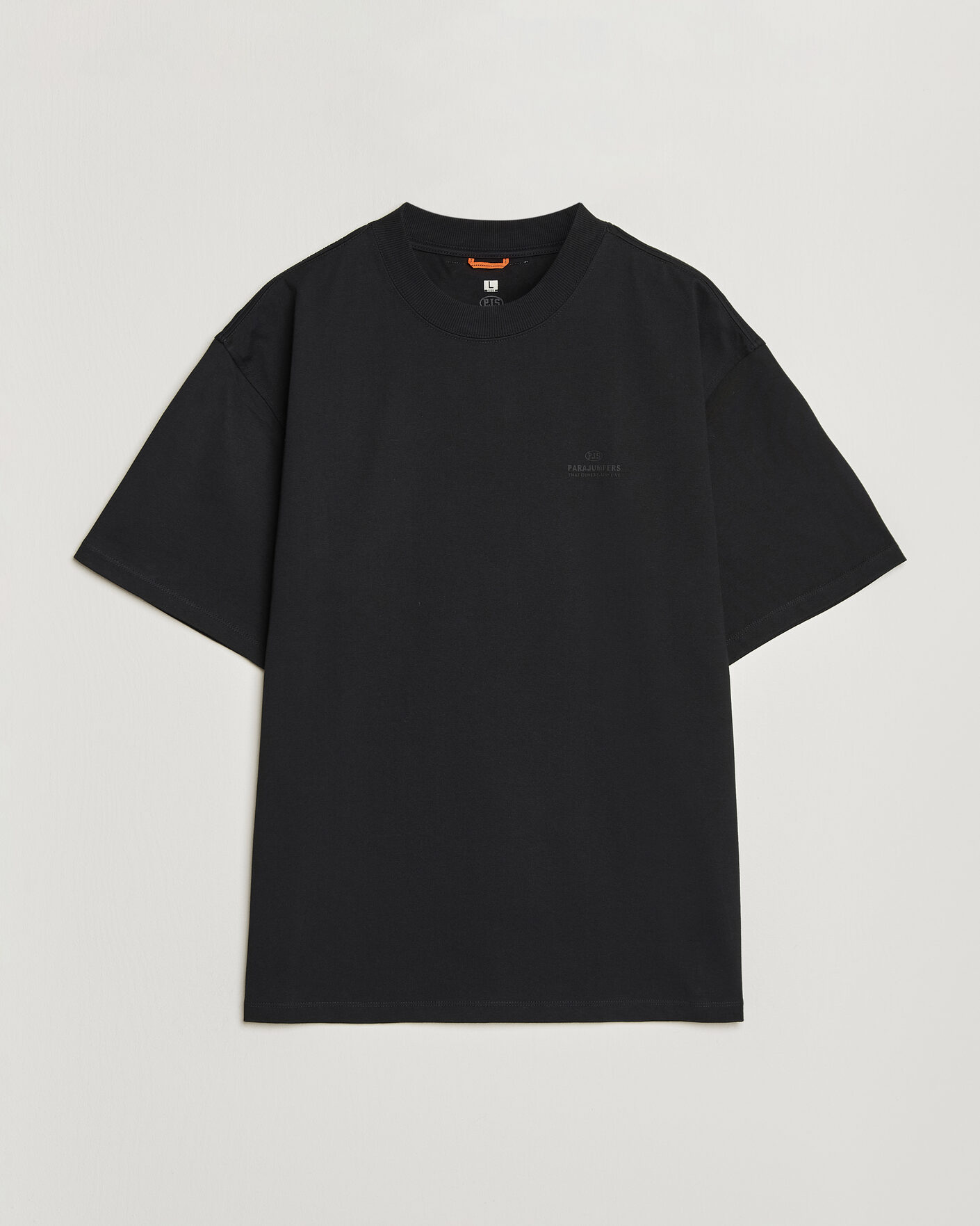 Herr | T-Shirts | Parajumpers | Reg Compact Jersey T-Shirt Black