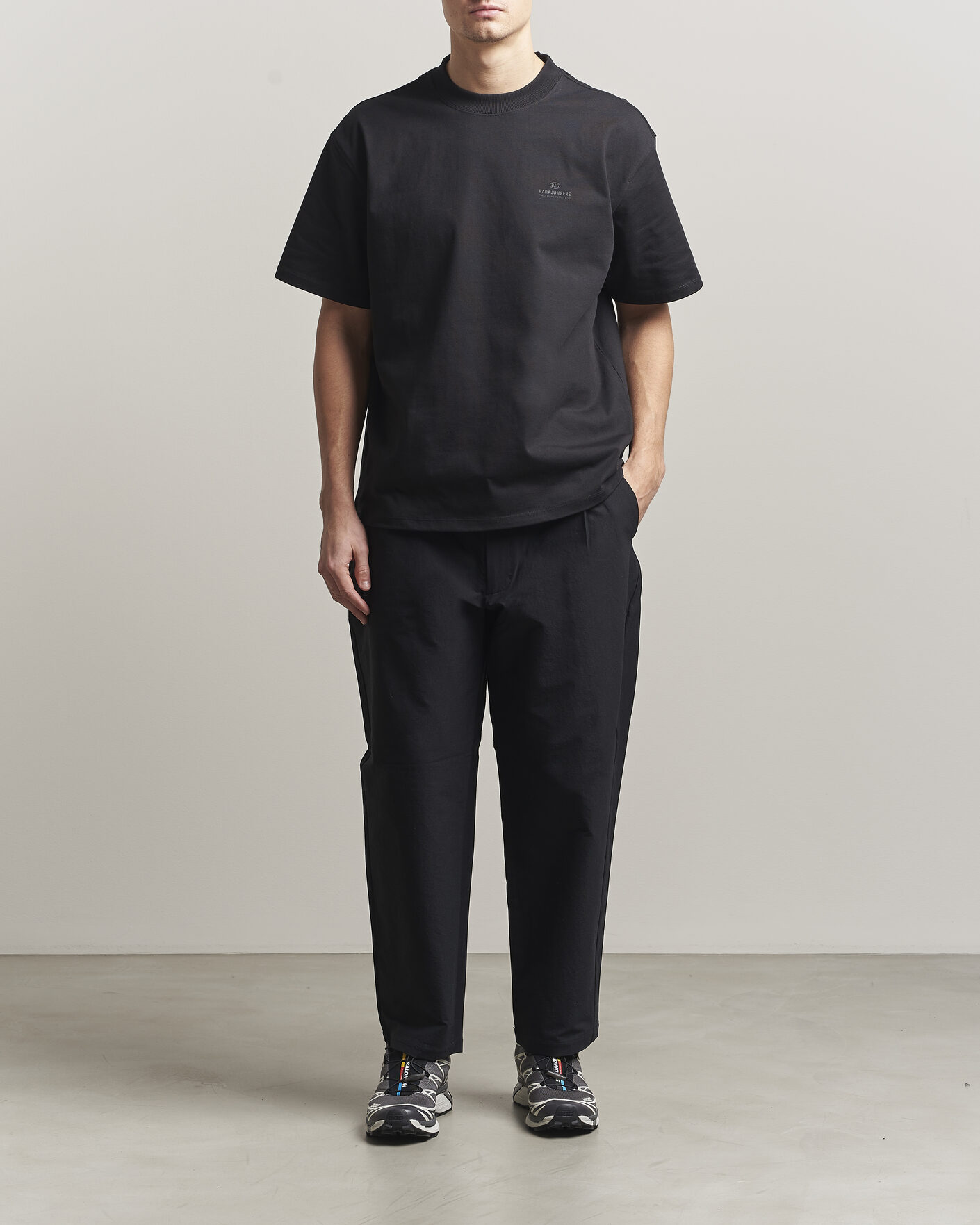 Herr | T-Shirts | Parajumpers | Reg Compact Jersey T-Shirt Black