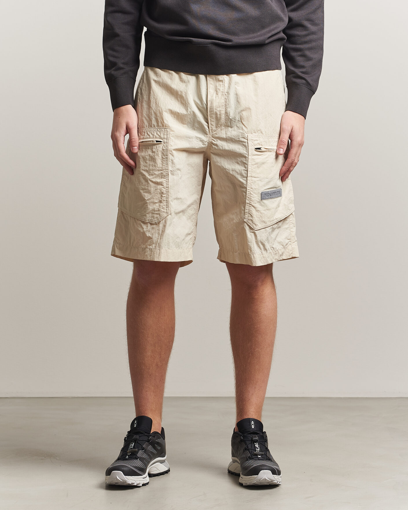 Herr | Shorts | Parajumpers | Lex Smash Peached Nylon Shorts Bone