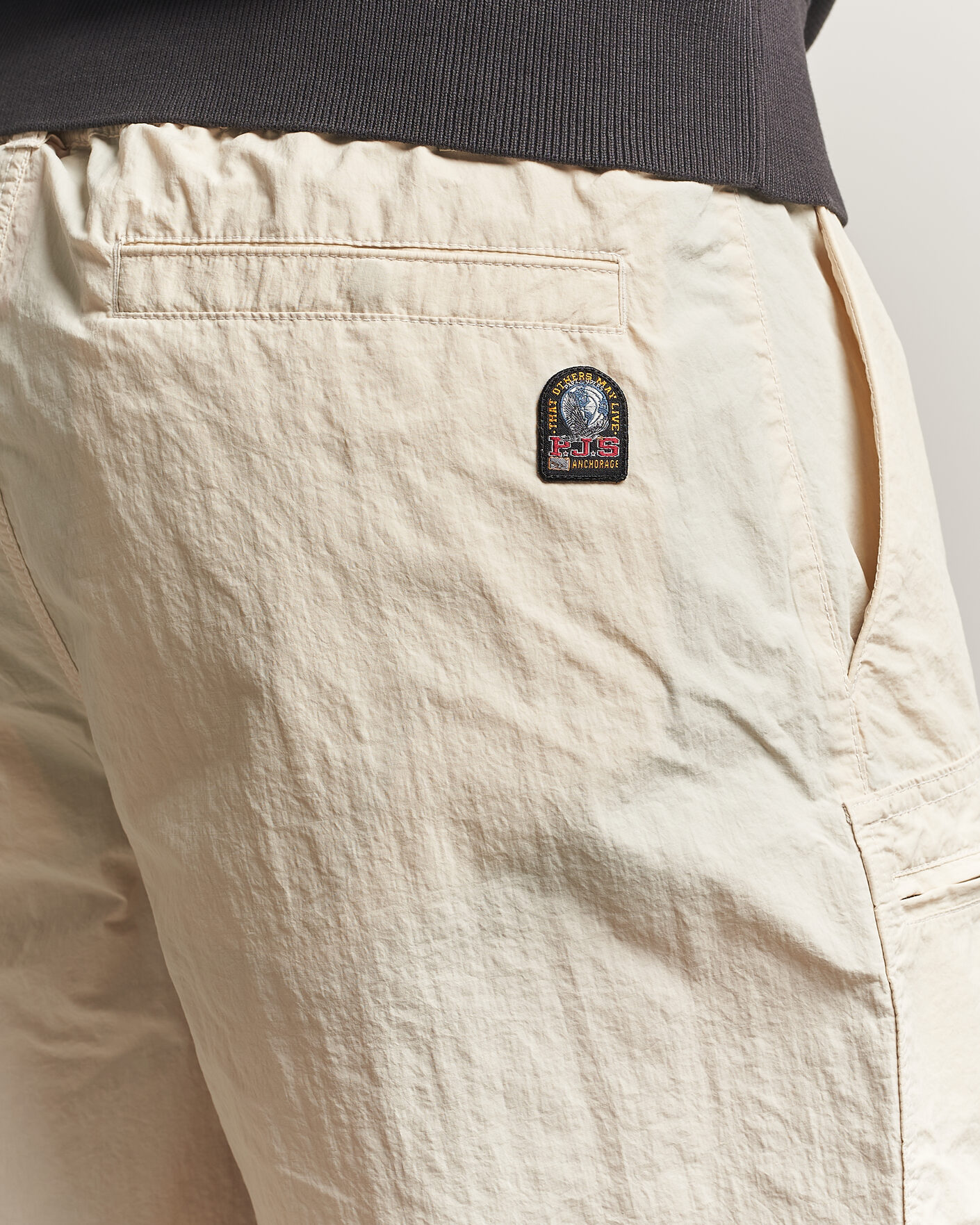 Herr | Shorts | Parajumpers | Lex Smash Peached Nylon Shorts Bone