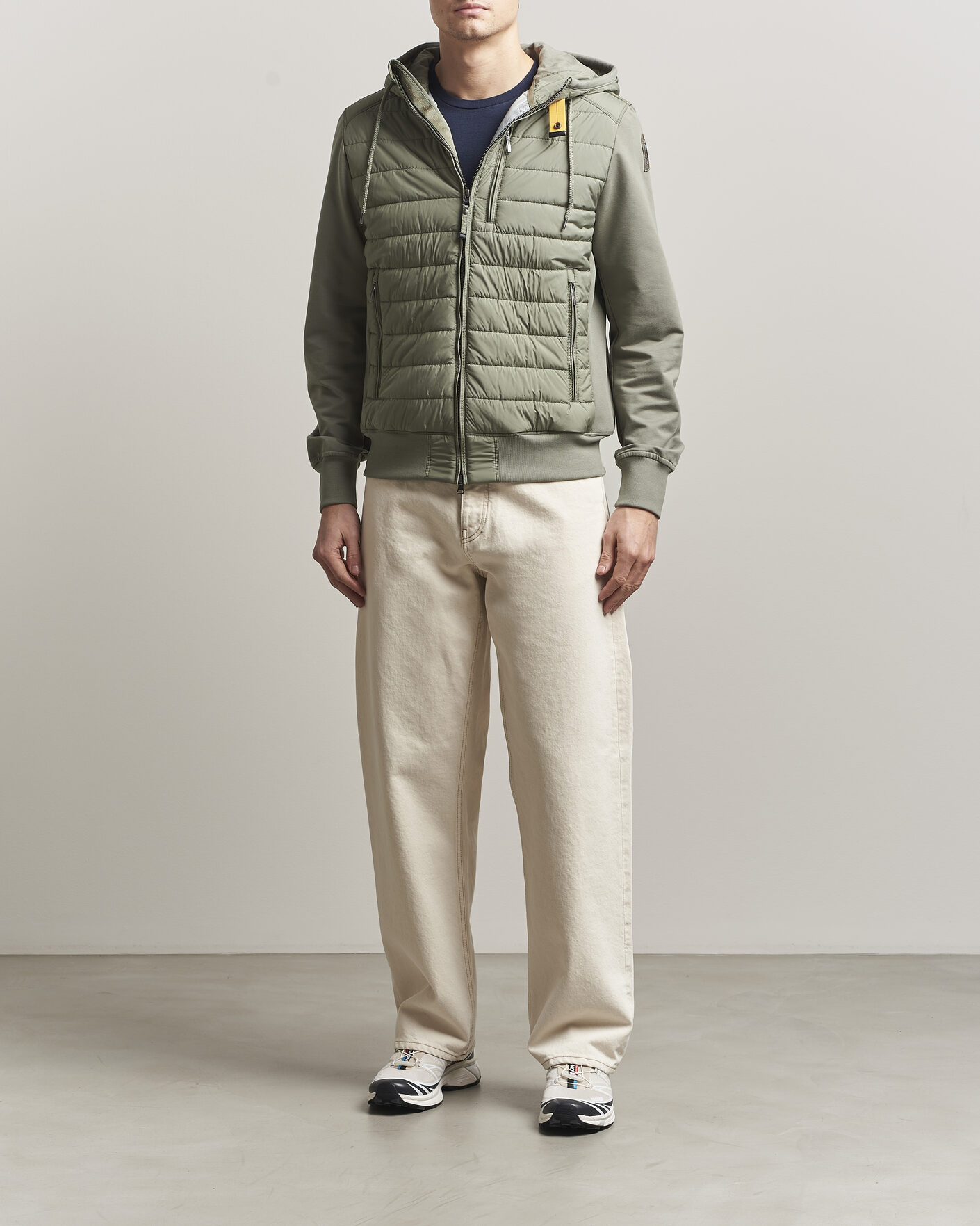 Herr | Jackor | Parajumpers | Ivor Hybrid Hooded Jacket Ashen Sage