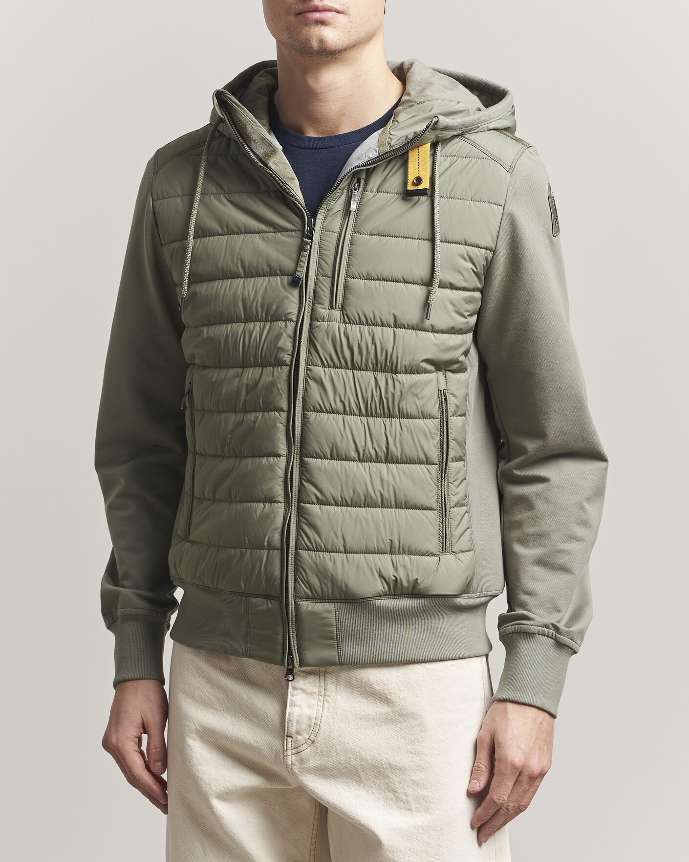 Herr | Jackor | Parajumpers | Ivor Hybrid Hooded Jacket Ashen Sage