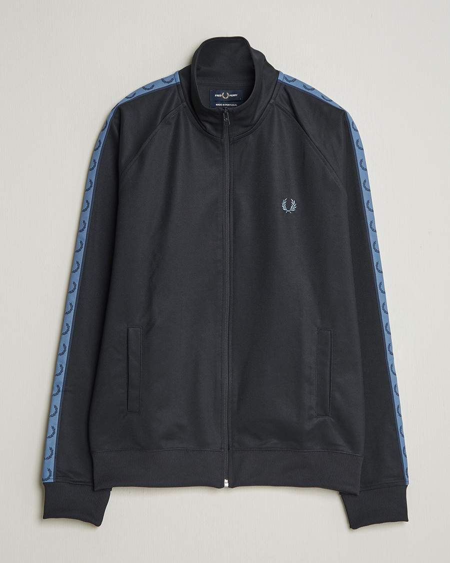 Herr | Tröjor | Fred Perry | Taped Track Jacket Navy