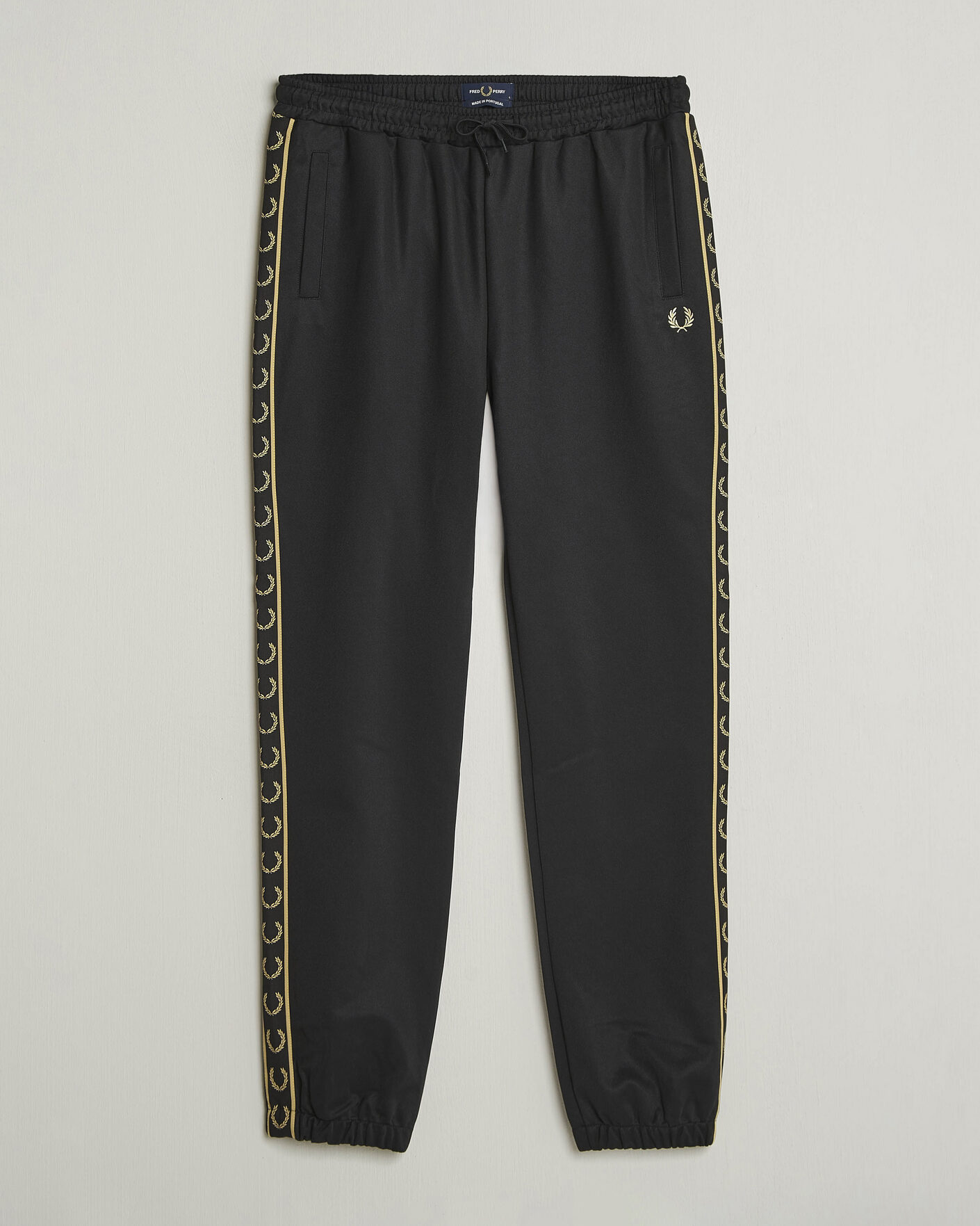 Herr | Byxor | Fred Perry | Taped Track Pants Black