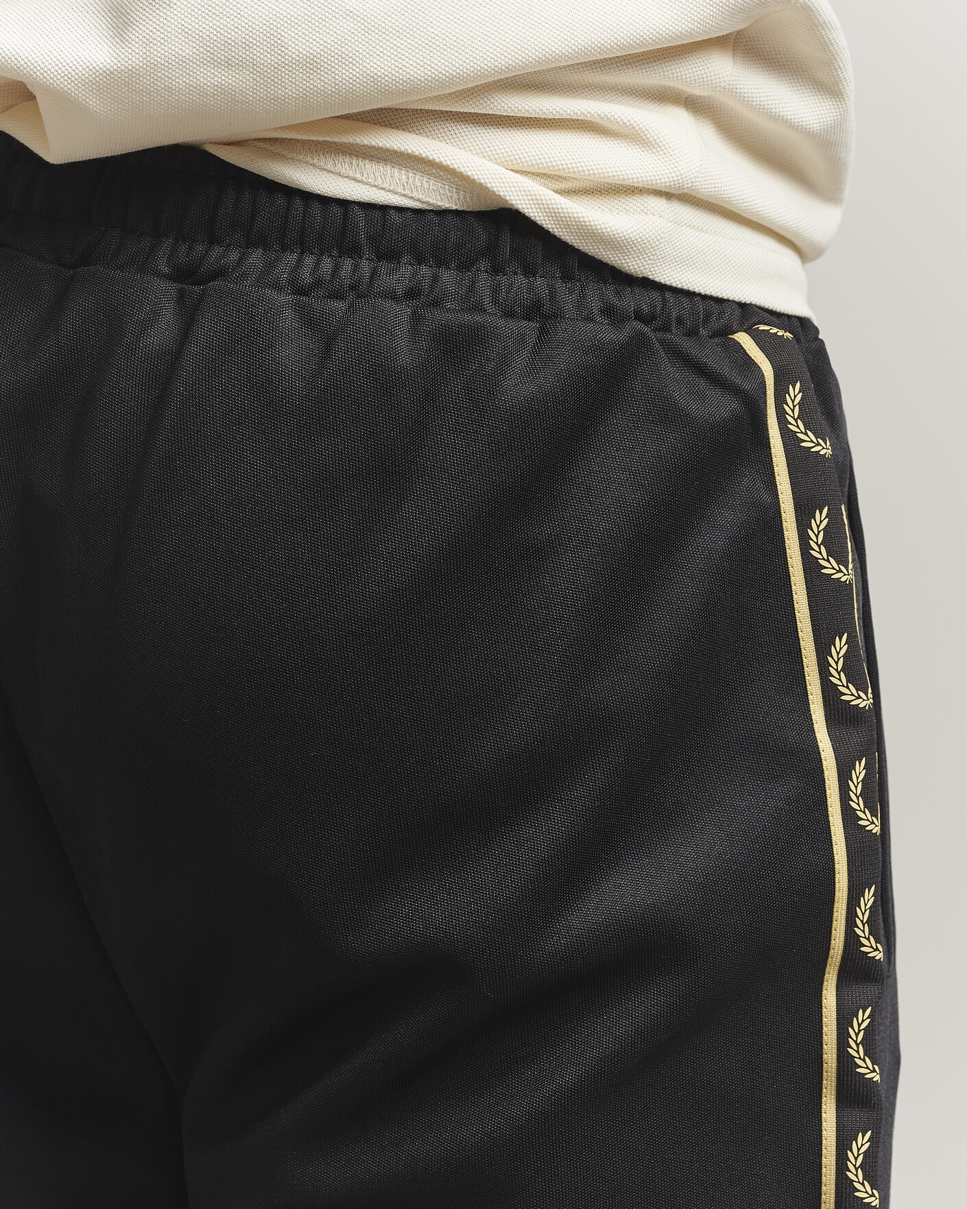 Herr | Byxor | Fred Perry | Taped Track Pants Black