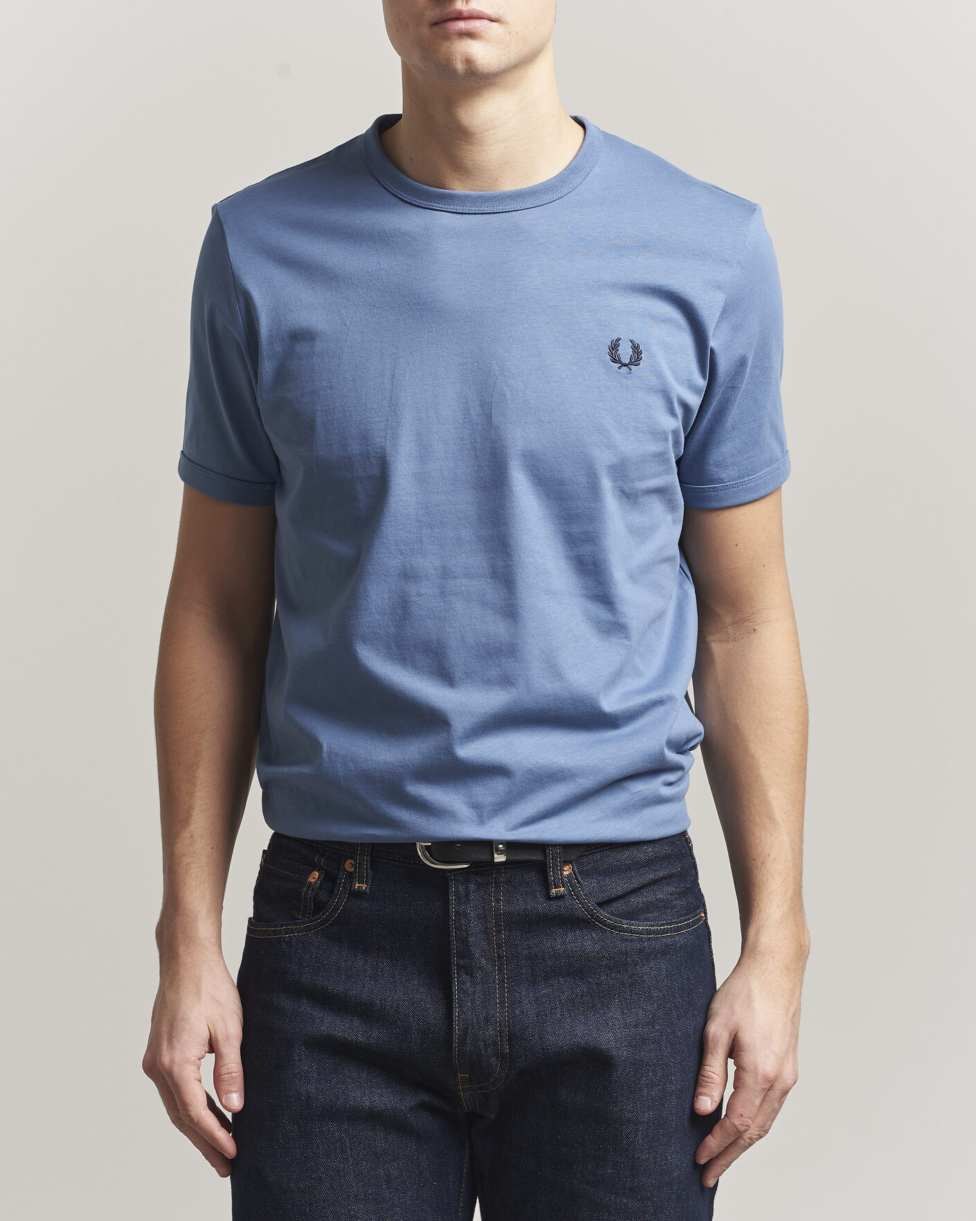 Herr | T-Shirts | Fred Perry | Ringer T-Shirt Ace Blue