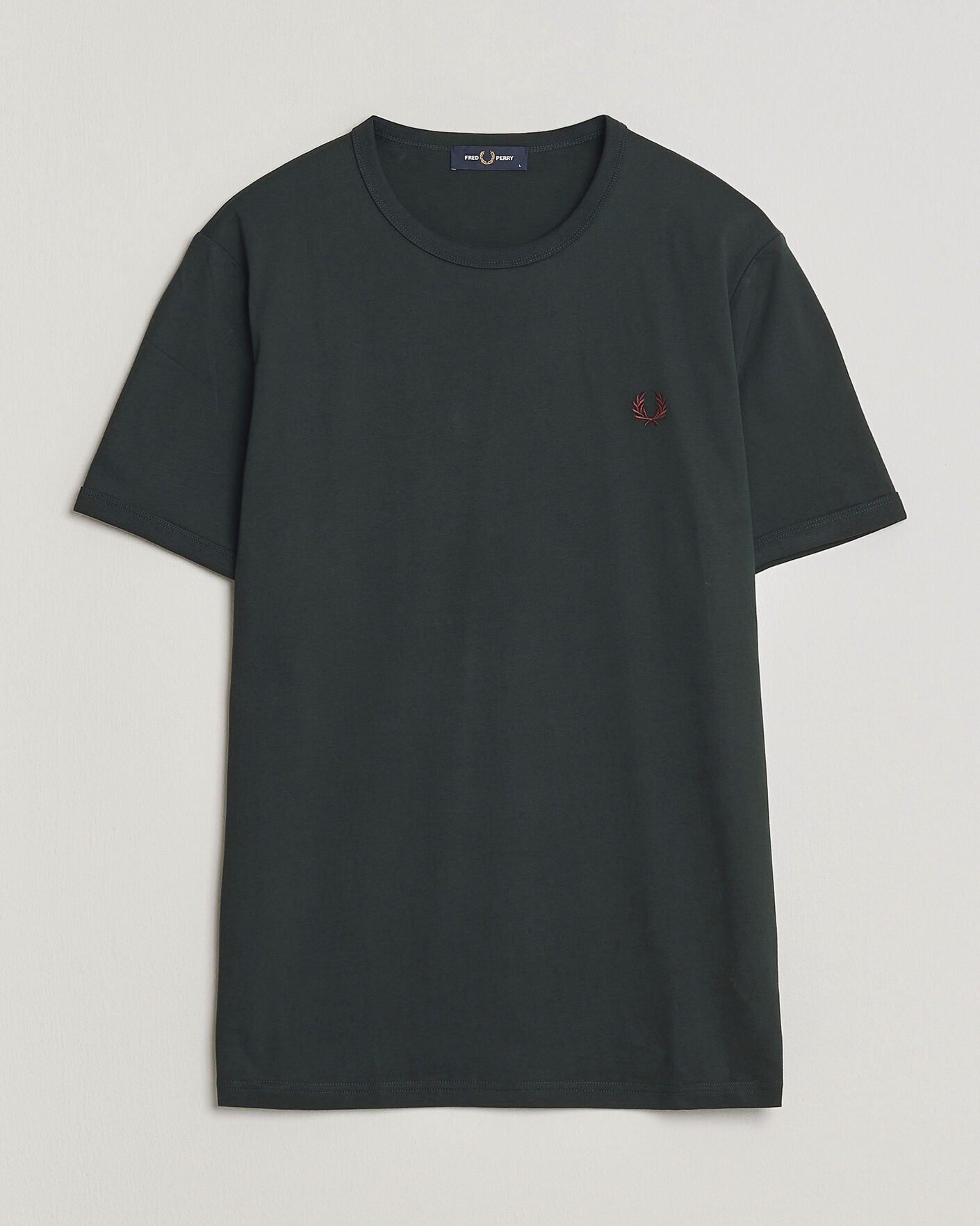 Herr | T-Shirts | Fred Perry | Ringer T-Shirt Grassroots Green