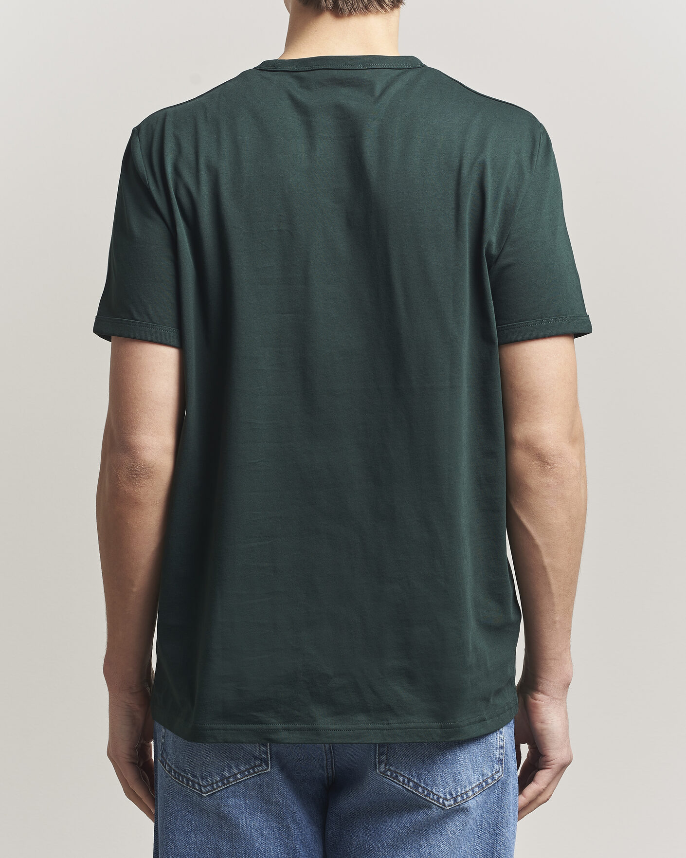 Herr | T-Shirts | Fred Perry | Ringer T-Shirt Grassroots Green