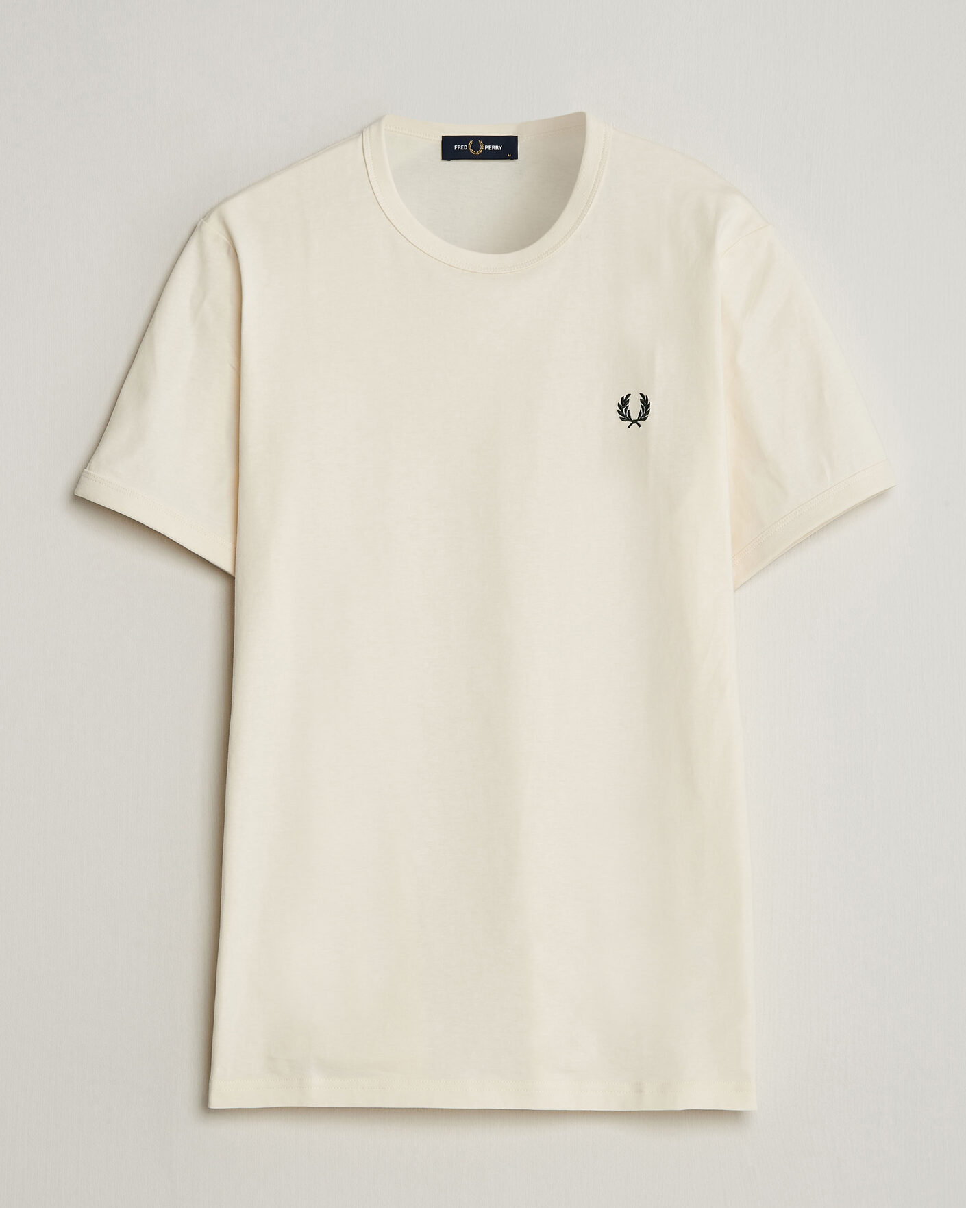 Herr | T-Shirts | Fred Perry | Ringer T-Shirt Ecru
