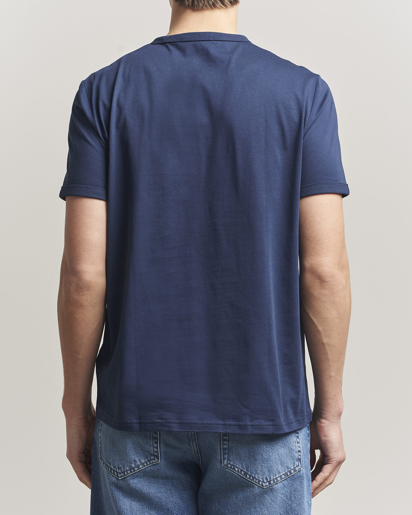 Herr | T-Shirts | Fred Perry | Ringer T-Shirt Tennis Blue