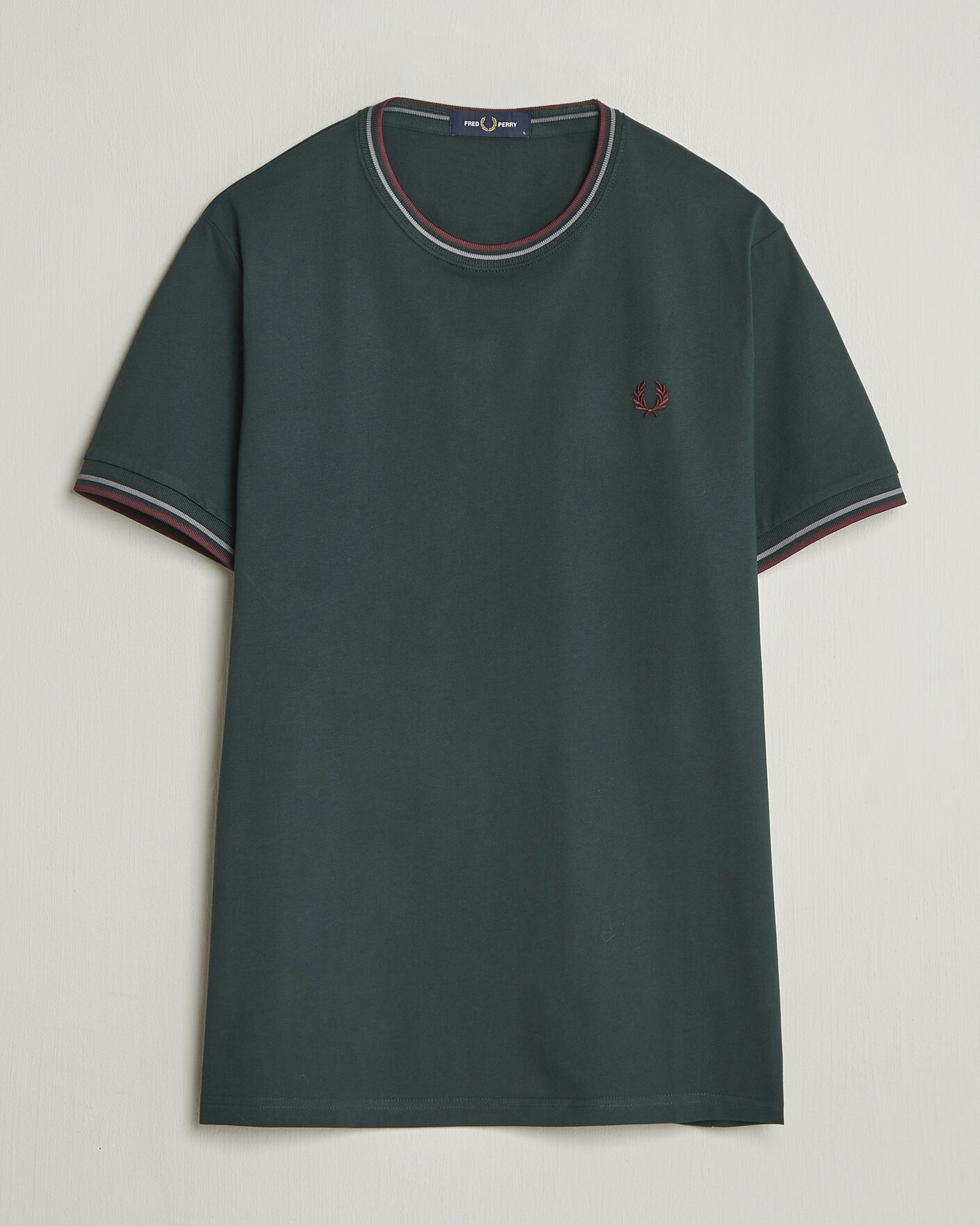 Herr | T-Shirts | Fred Perry | Twin Tipped T-Shirt Grassroots Green