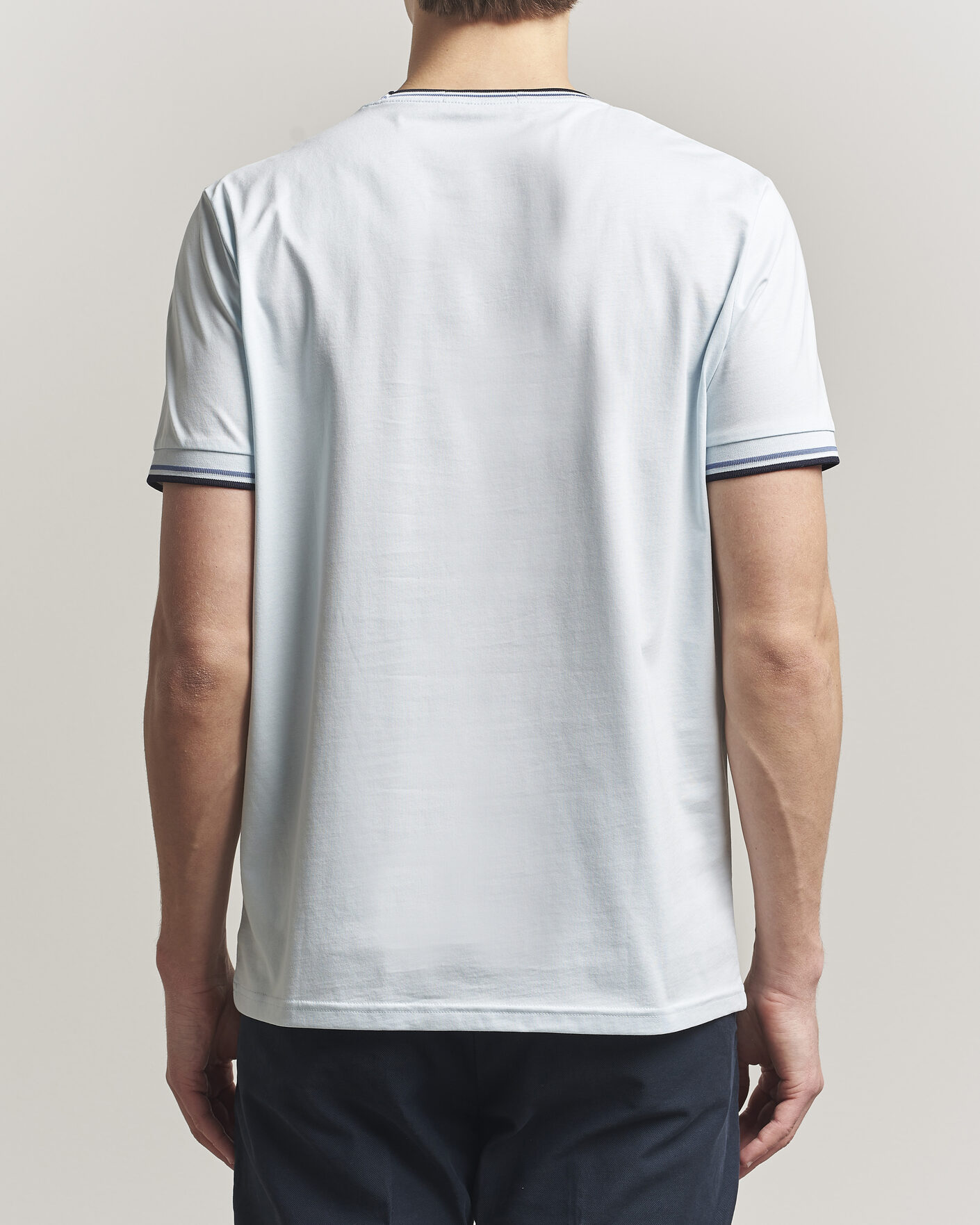 Herr | T-Shirts | Fred Perry | Twin Tipped T-Shirt Light Ice