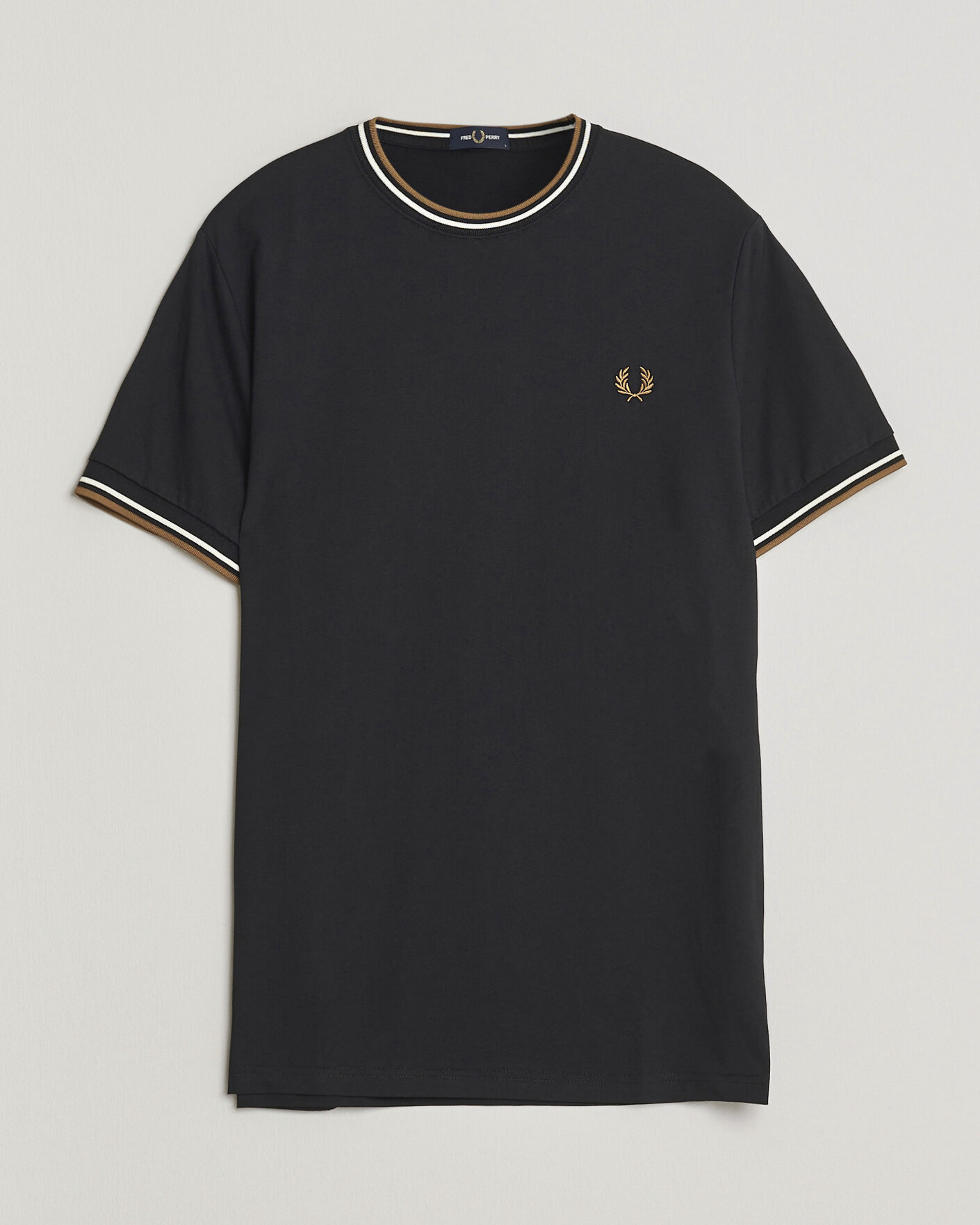 Herr | T-Shirts | Fred Perry | Twin Tipped T-Shirt Black