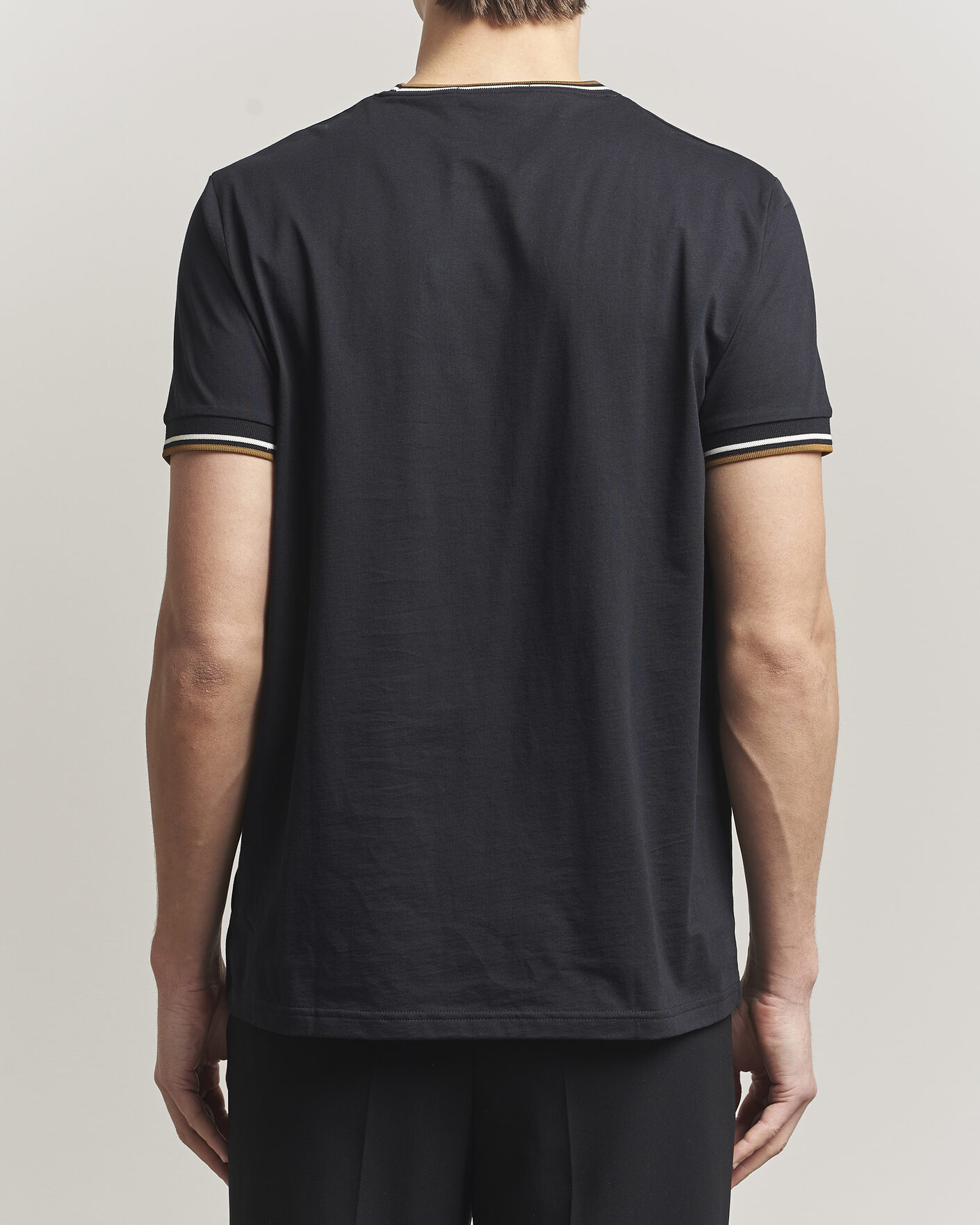 Herr | T-Shirts | Fred Perry | Twin Tipped T-Shirt Black