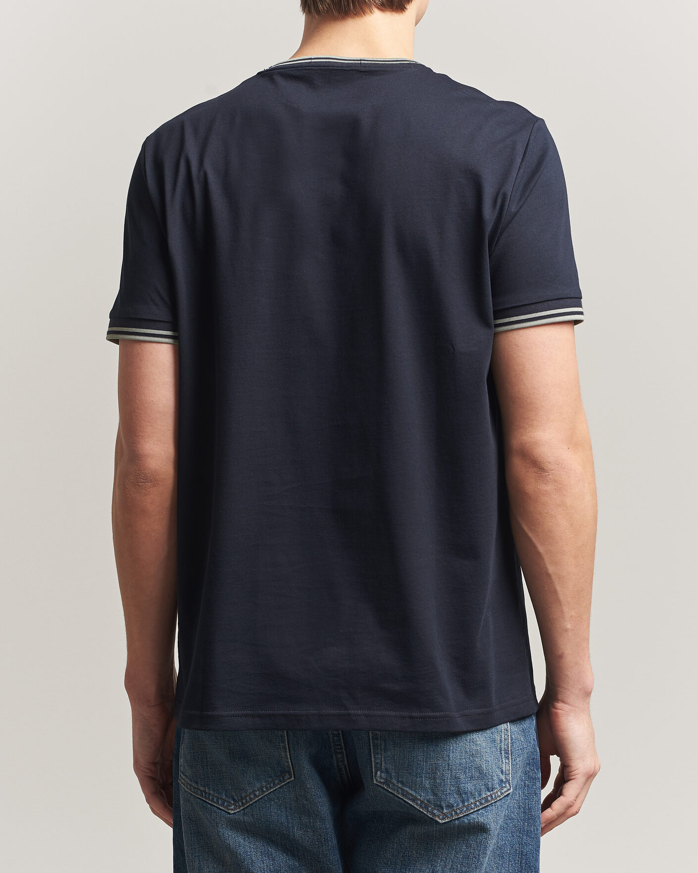 Herr | T-Shirts | Fred Perry | Twin Tipped T-Shirt Navy