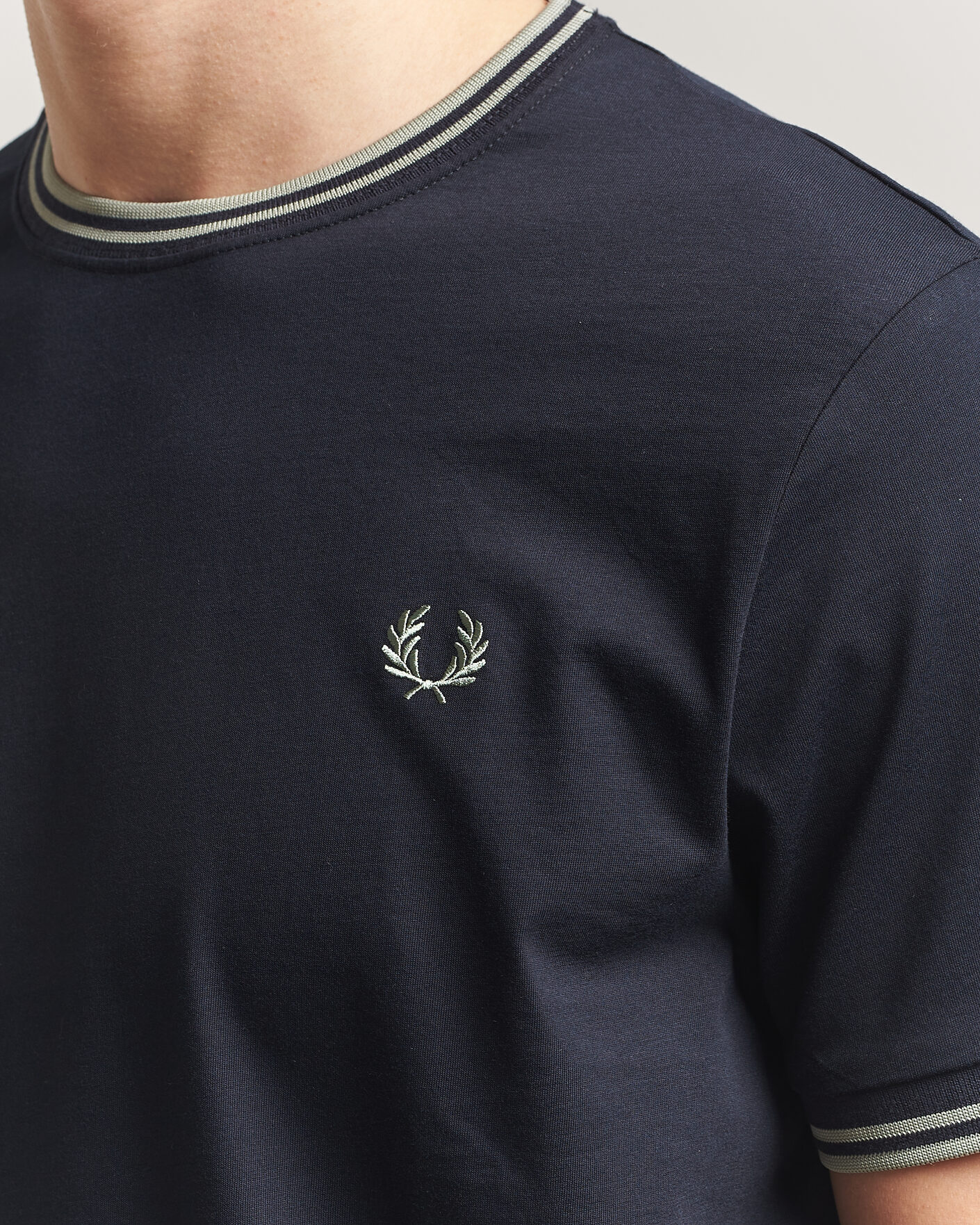 Herr | T-Shirts | Fred Perry | Twin Tipped T-Shirt Navy