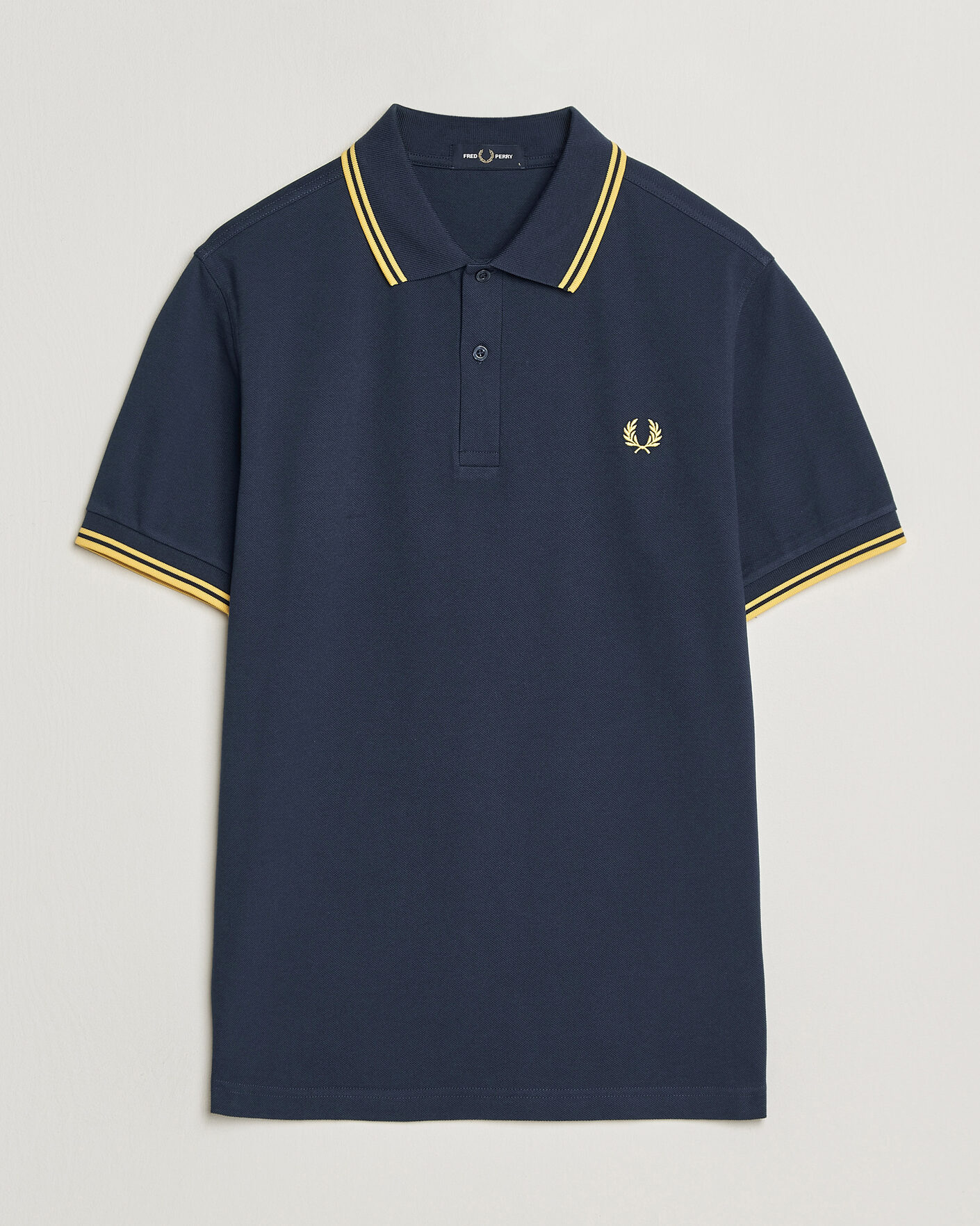 Herr | Pikéer | Fred Perry | Twin Tipped Polo Shirt Tennis Blue