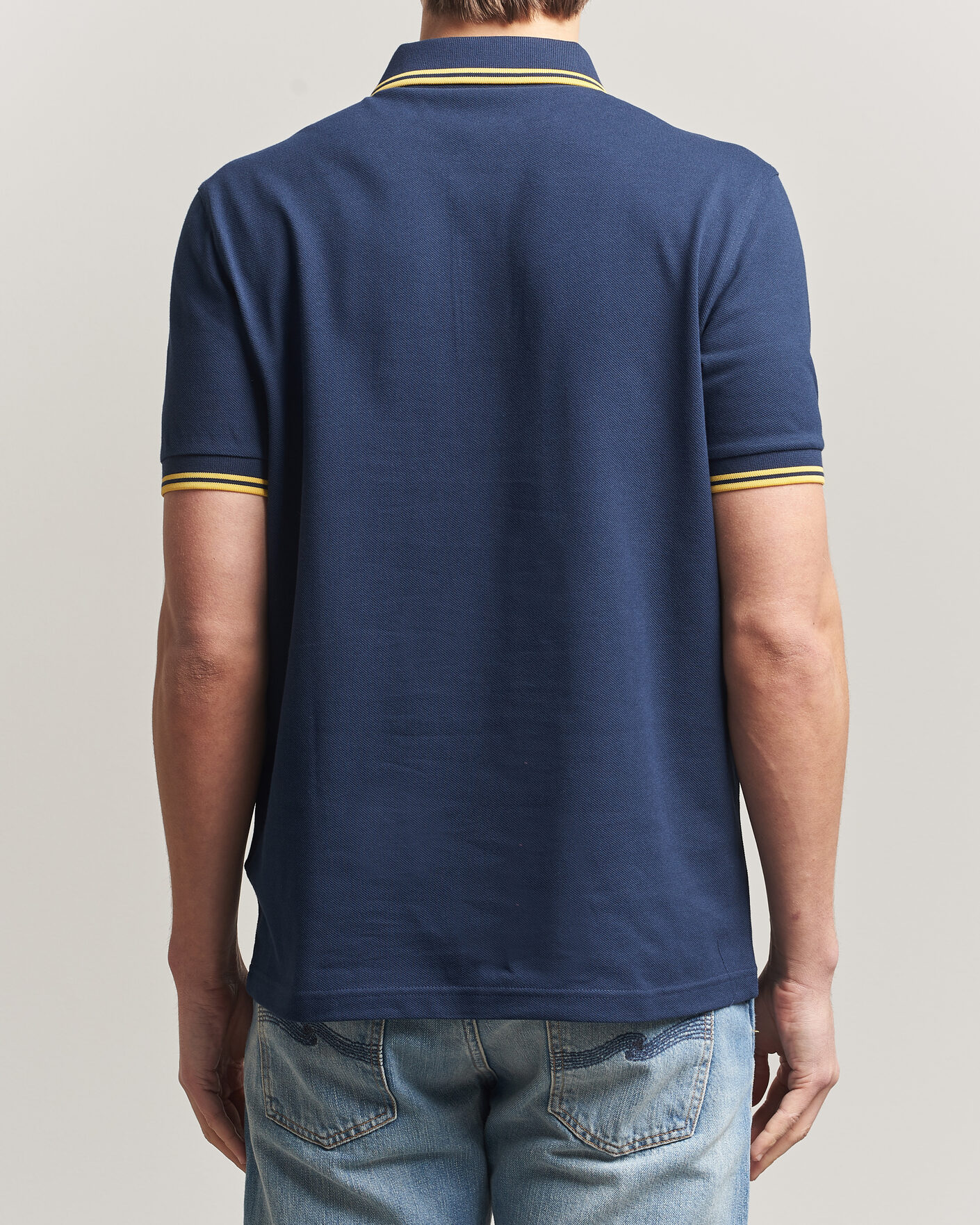 Herr | Pikéer | Fred Perry | Twin Tipped Polo Shirt Tennis Blue