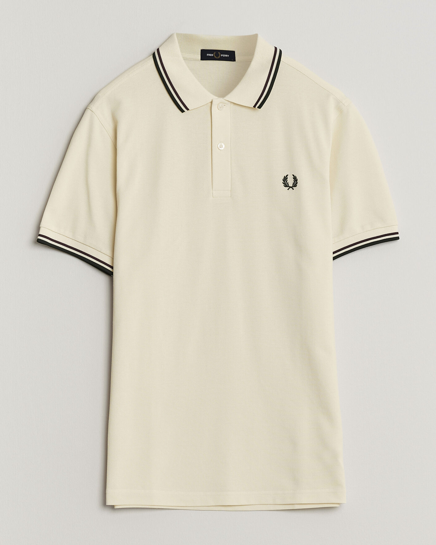 Herr | Pikéer | Fred Perry | Twin Tipped Polo Shirt Ecru