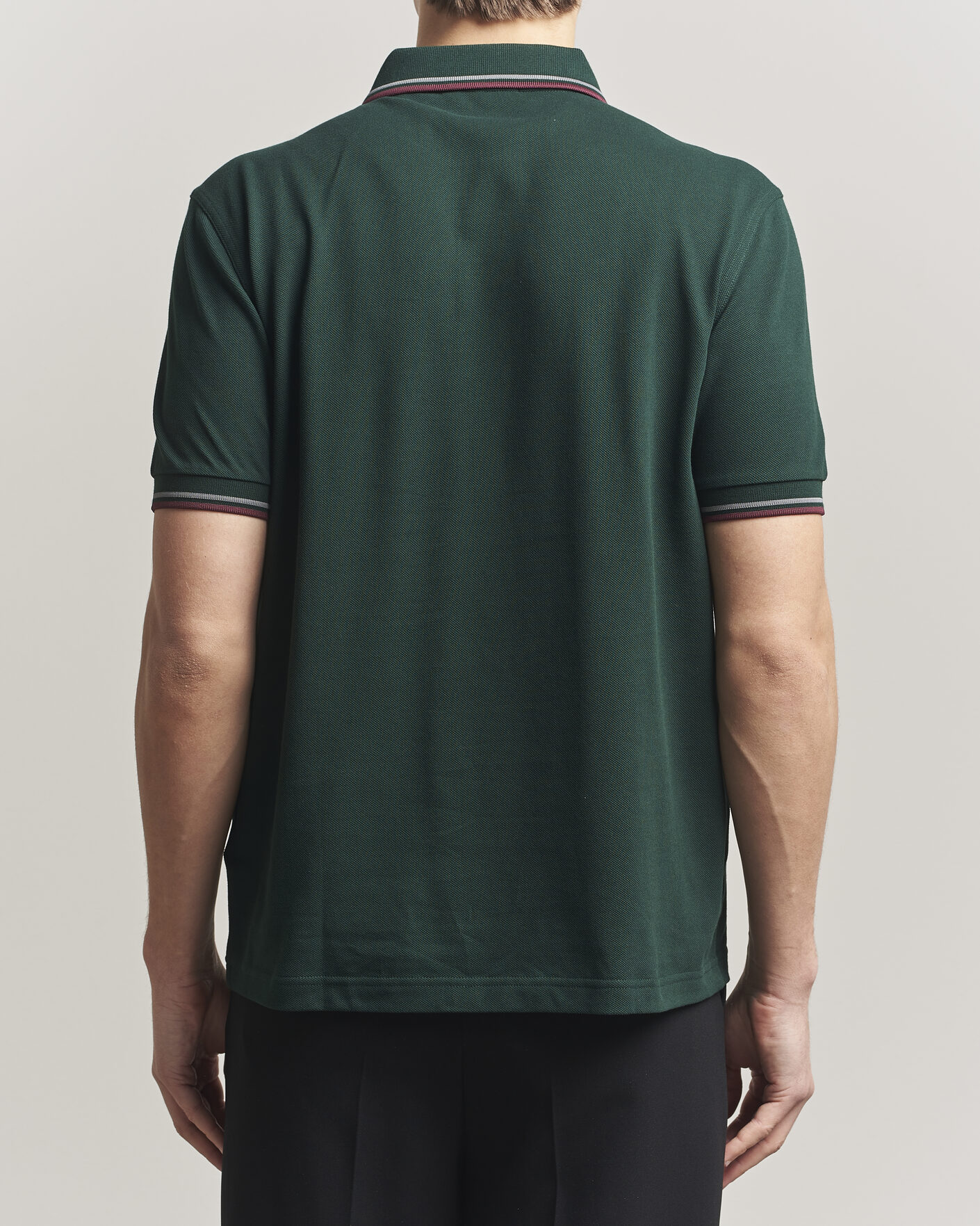 Herr | Pikéer | Fred Perry | Twin Tipped Polo Shirt Grassroots Green