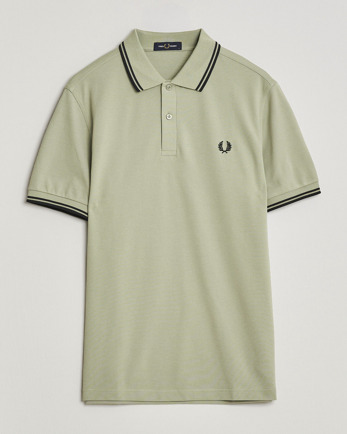 Herr | Pikéer | Fred Perry | Twin Tipped Polo Shirt Seagrass Green