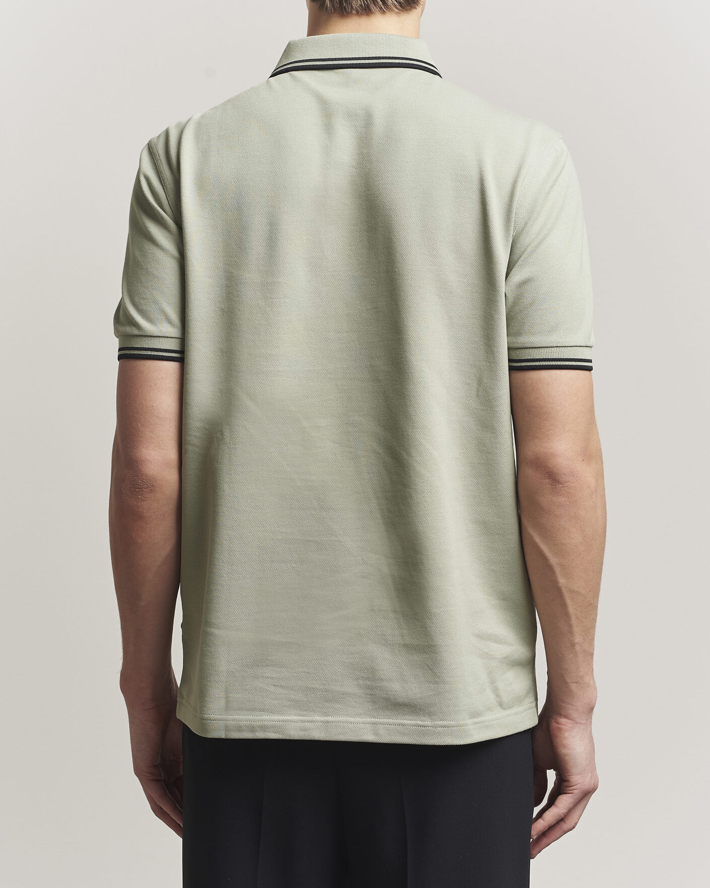 Herr | Pikéer | Fred Perry | Twin Tipped Polo Shirt Seagrass Green
