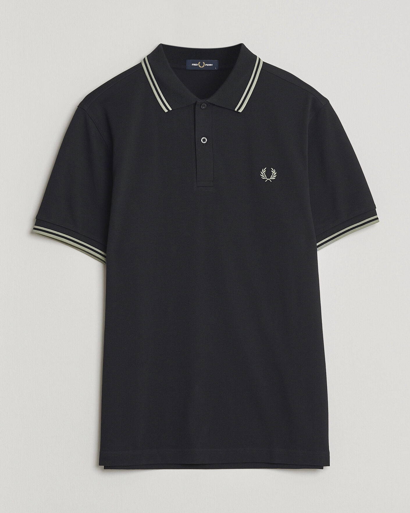 Herr | Pikéer | Fred Perry | Twin Tipped Polo Shirt Navy