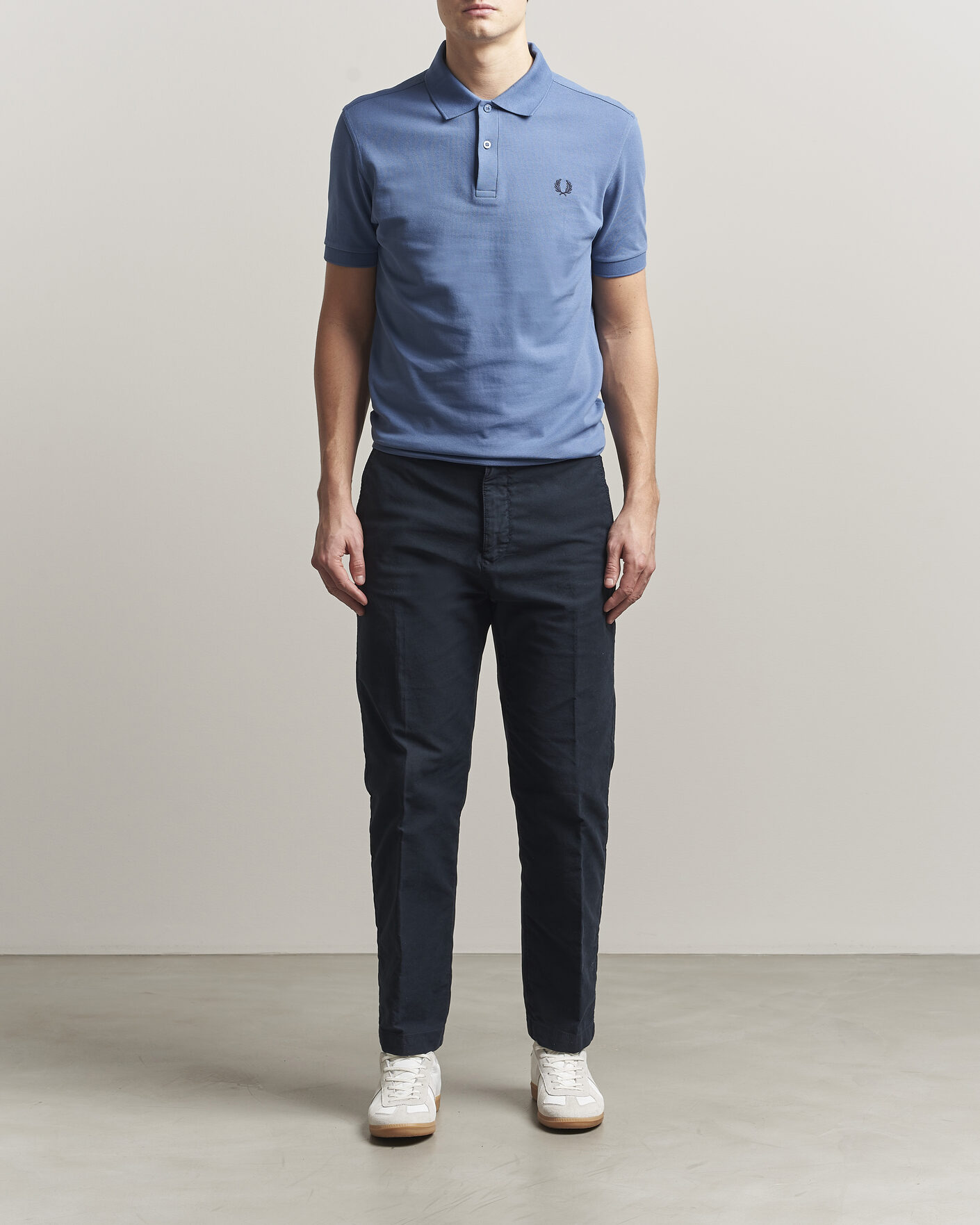Herr | Pikéer | Fred Perry | Plain Polo Ace Blue