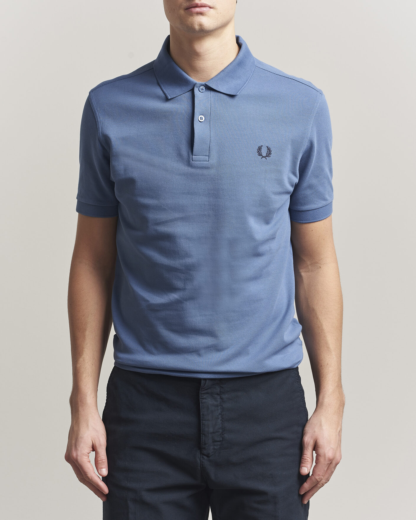 Herr | Pikéer | Fred Perry | Plain Polo Ace Blue